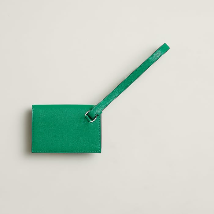 Menthe Kelly Pocket Slim Wallet