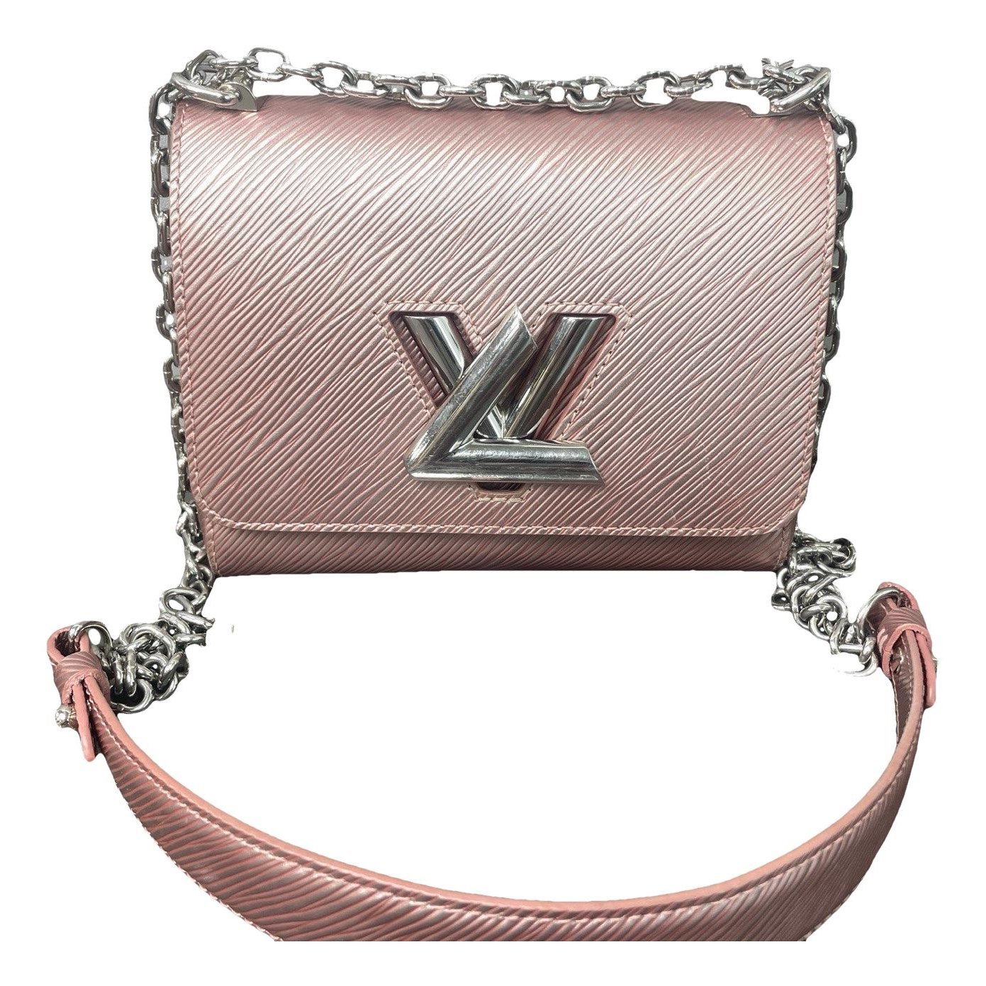 Twist leather handbag