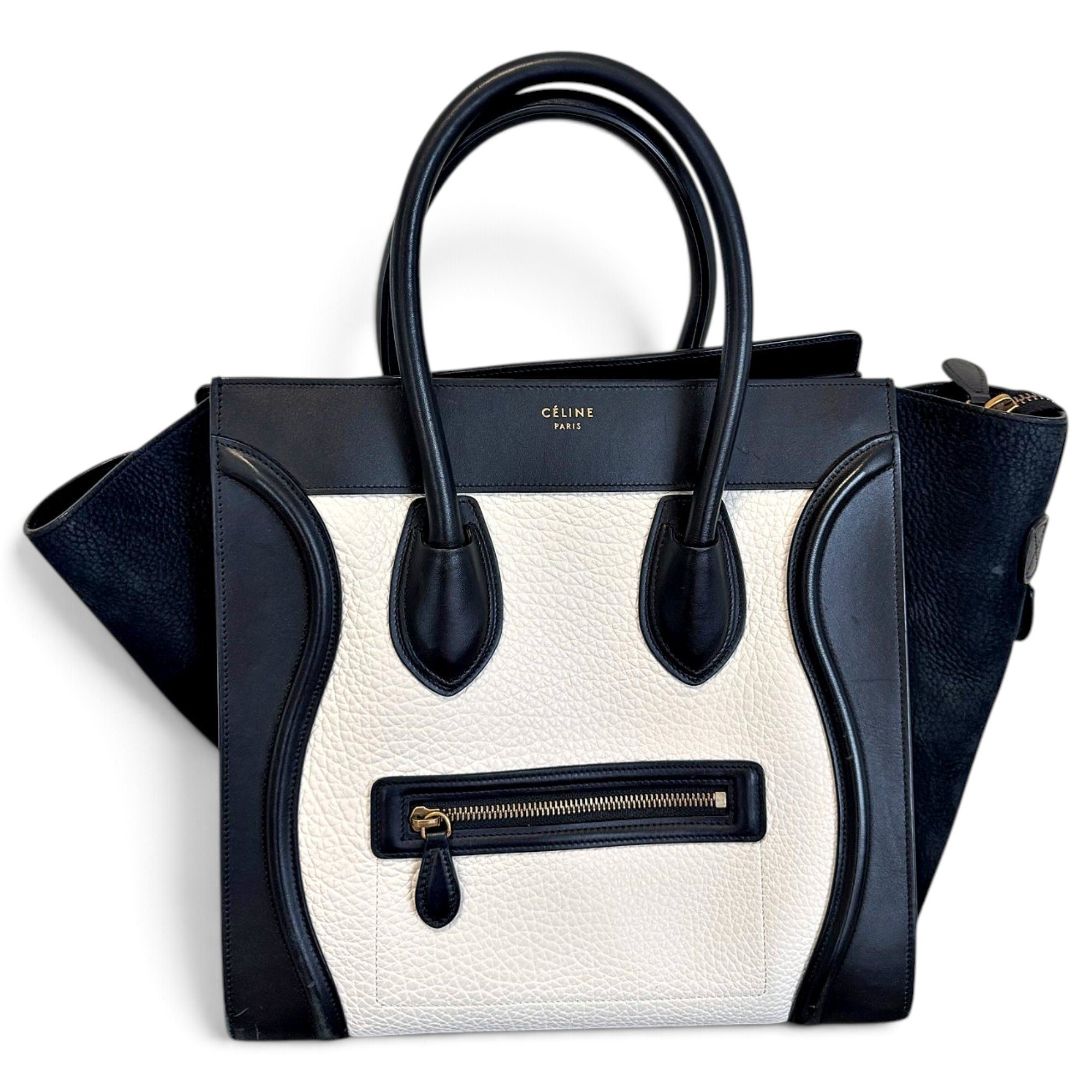 Luggage leather tote