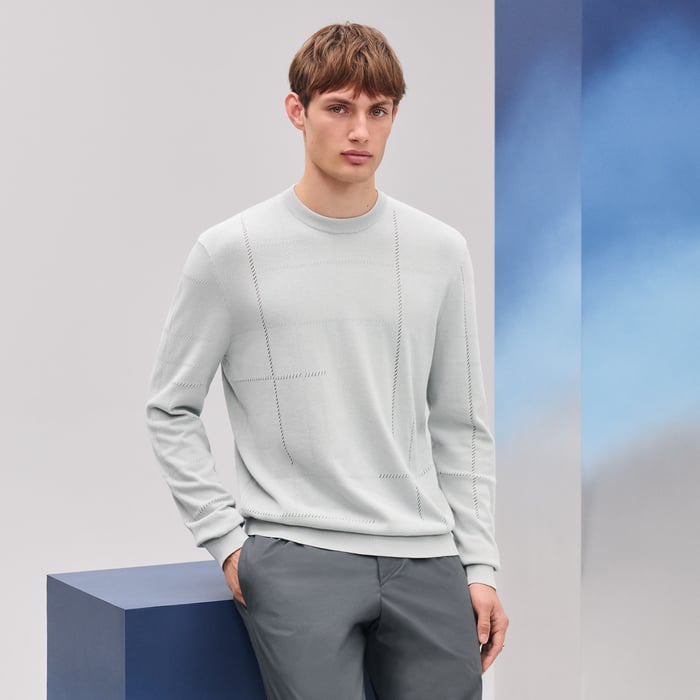 Brume Pull Col Rond « jeu De Points Sellier »