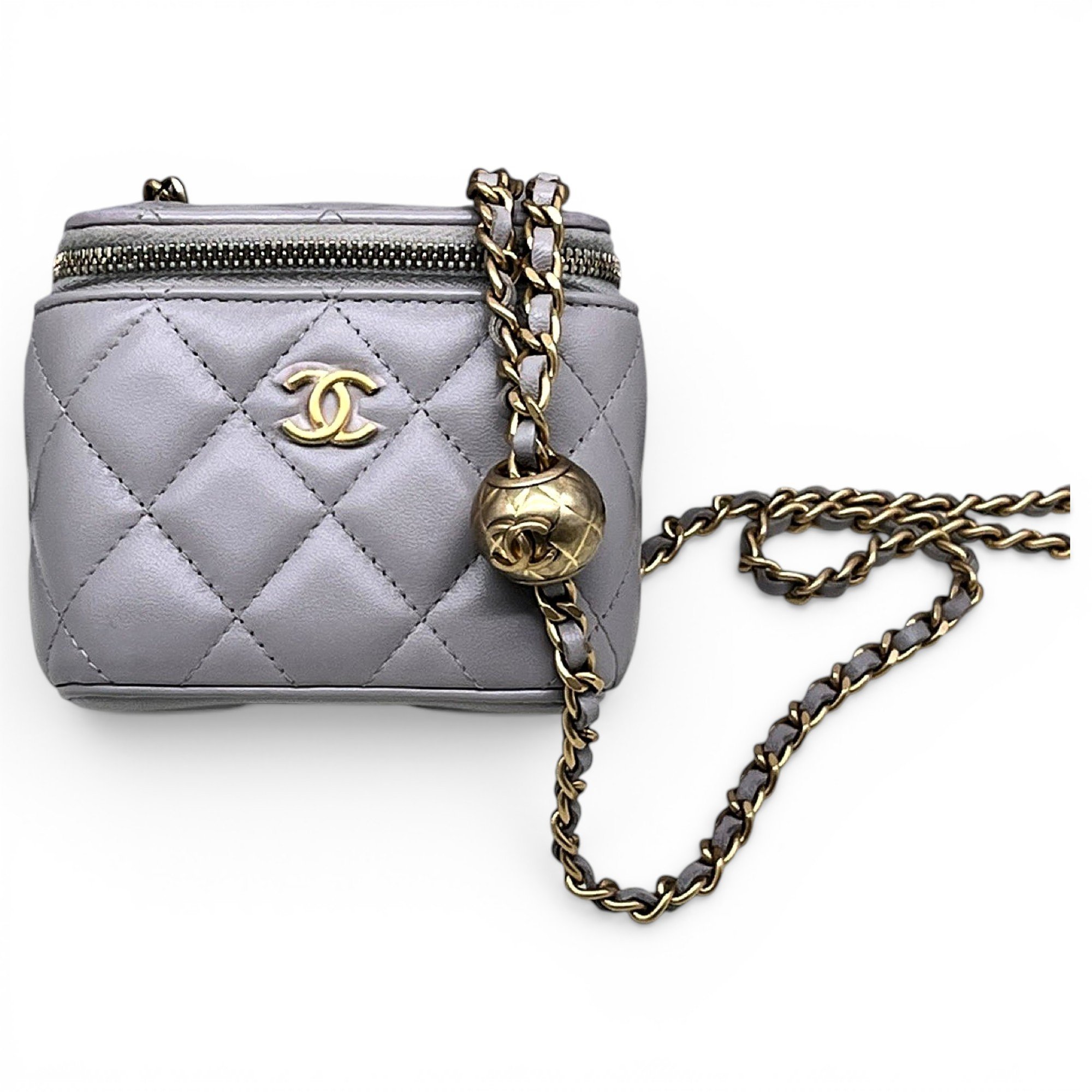 Vanity leather mini bag