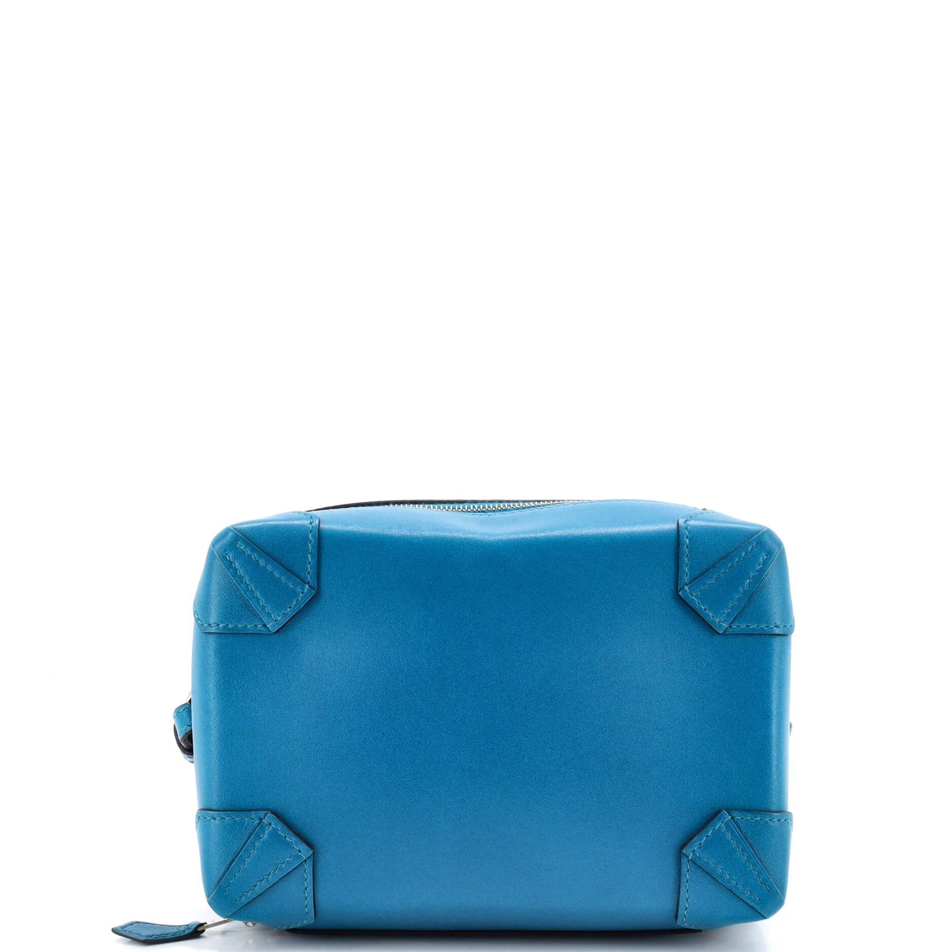 Leather clutch bag
