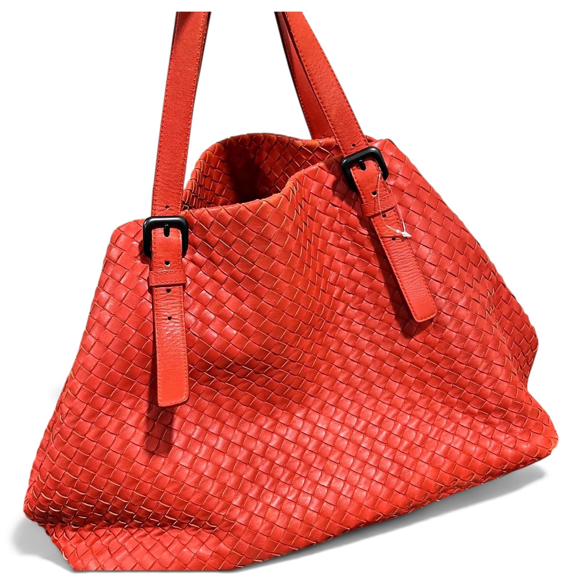 Leather tote