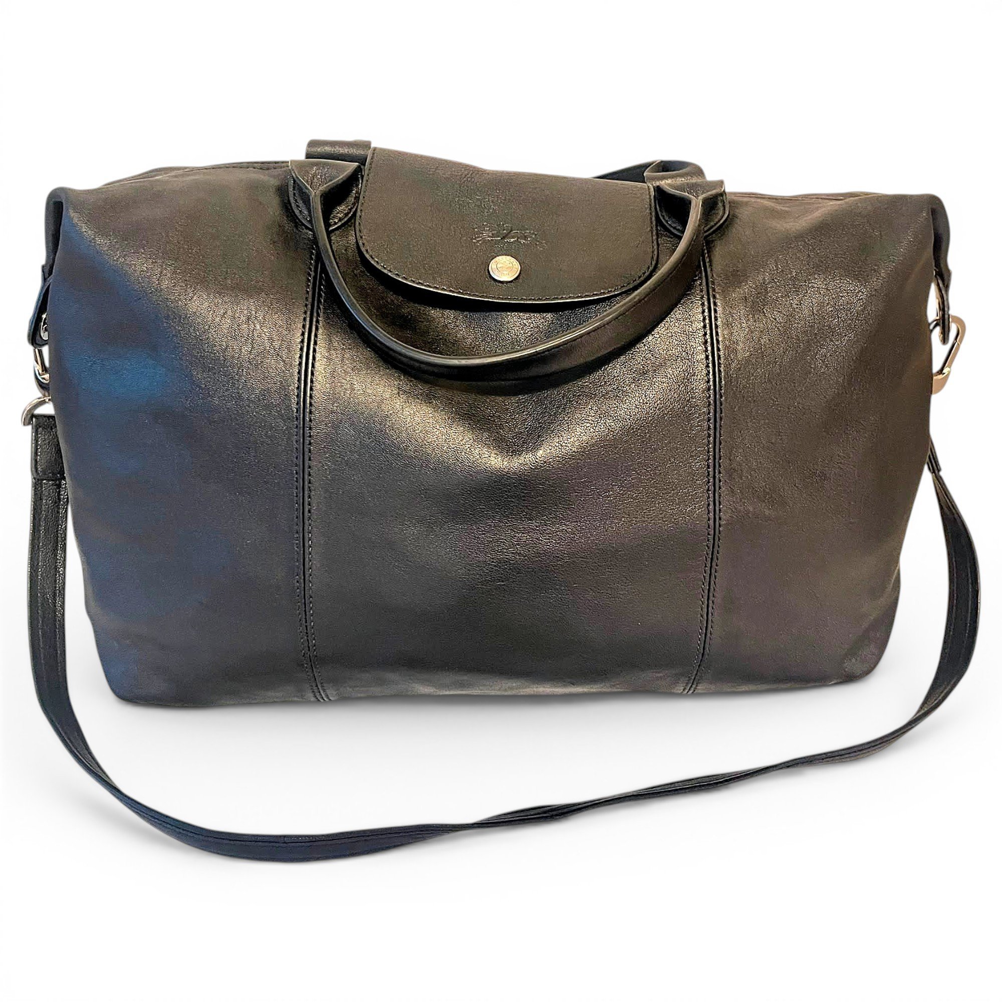 Pliage leather handbag