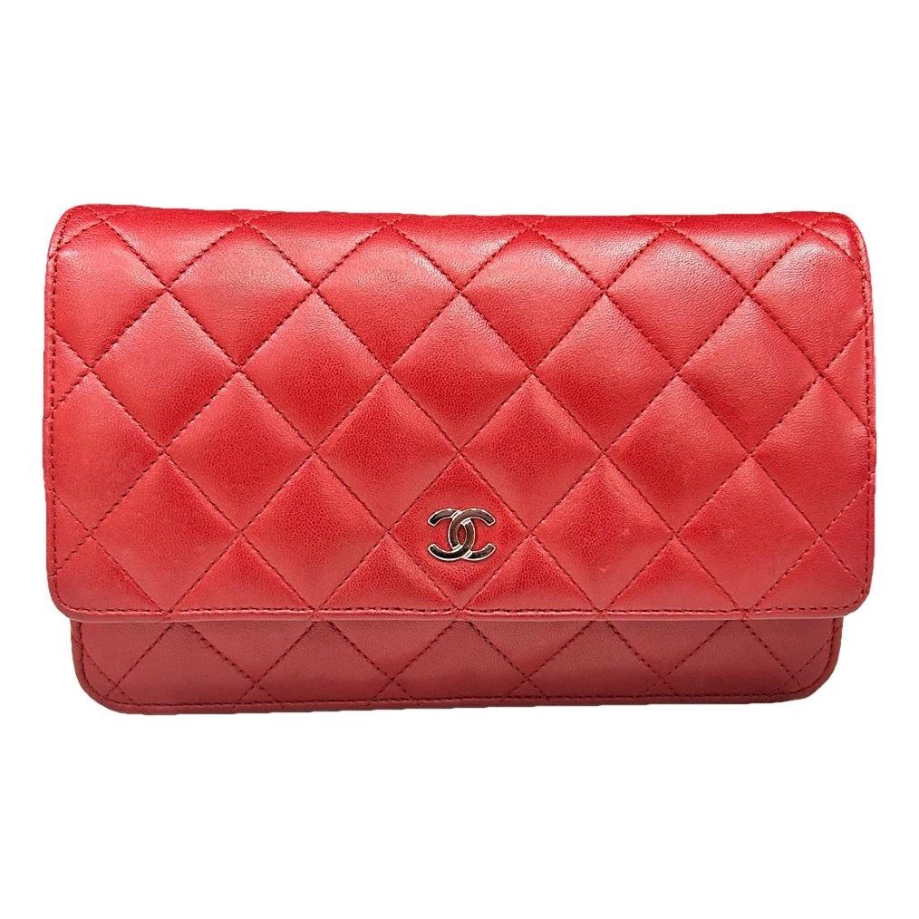 Wallet On Chain Timeless/Classique leather crossbody bag