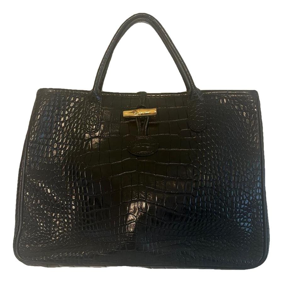 Roseau leather handbag