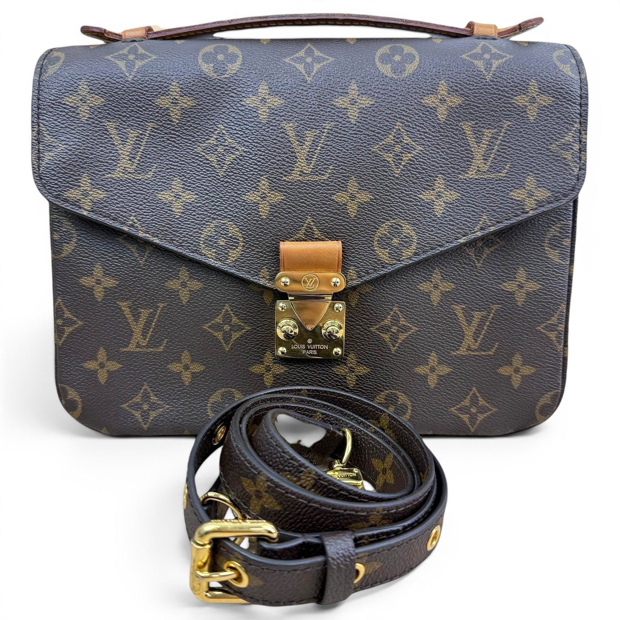 Metis leather handbag
