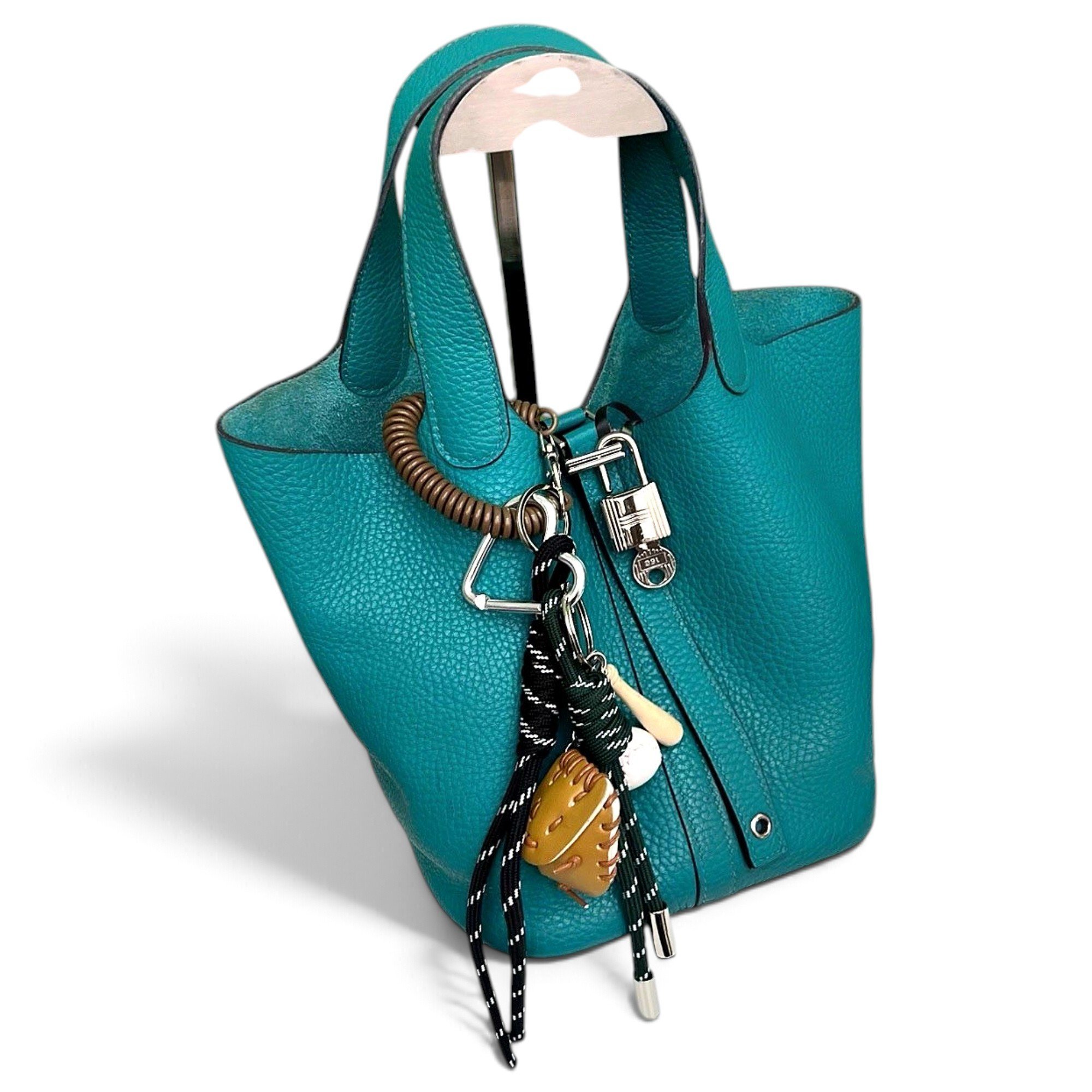 Picotin leather handbag