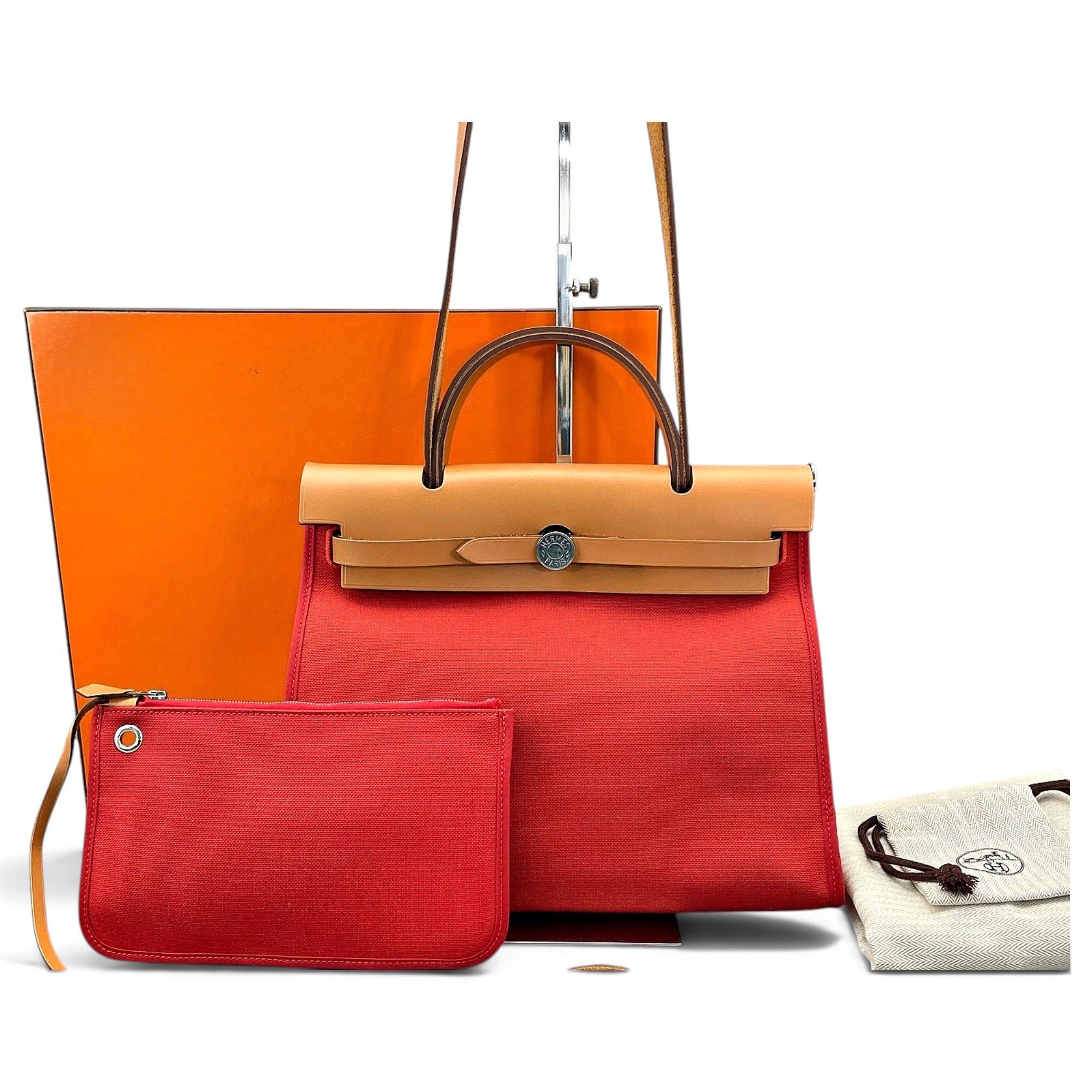 Herbag leather tote