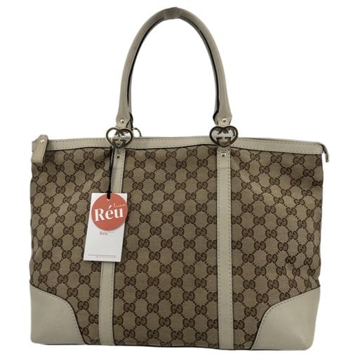Leather tote