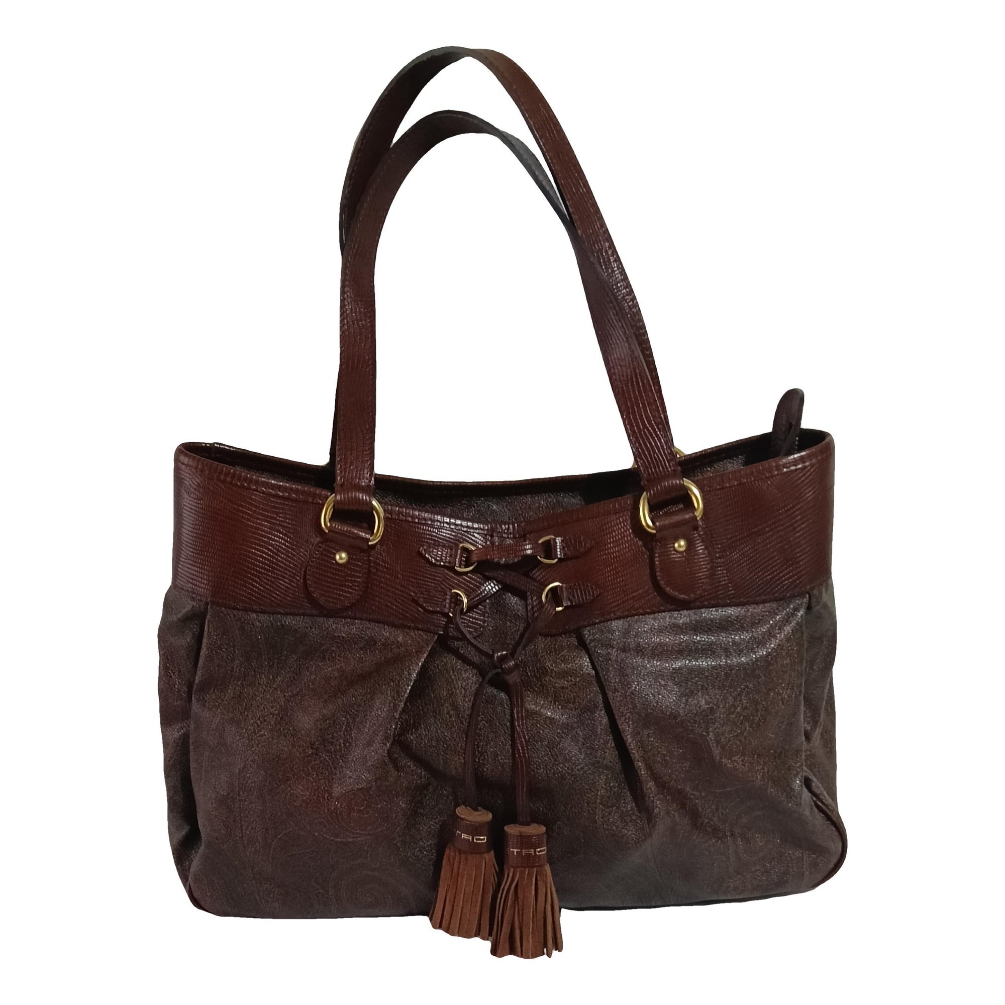 Leather tote