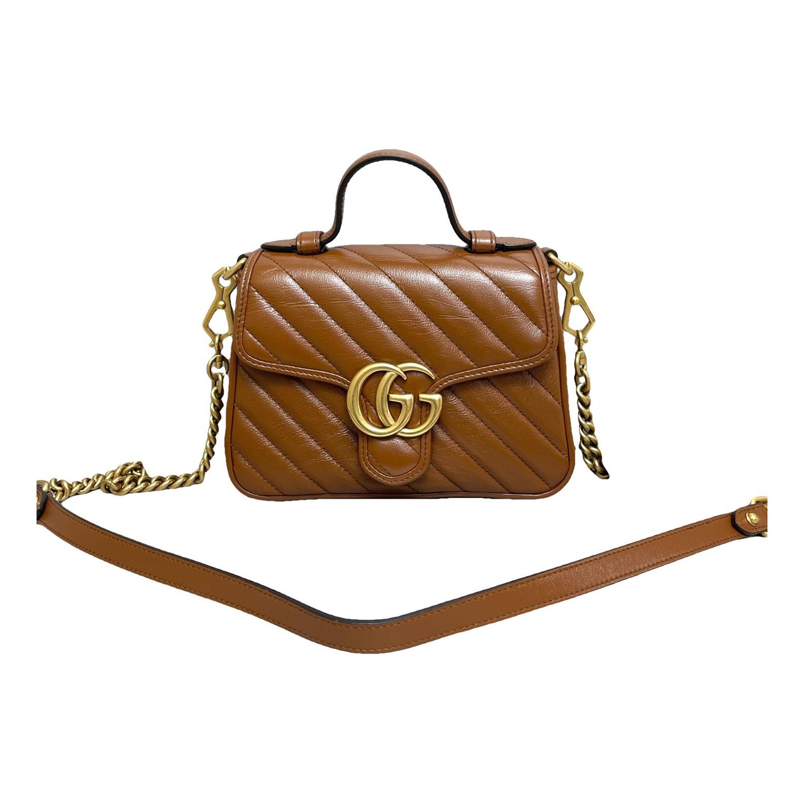 GG Marmont Flap leather handbag