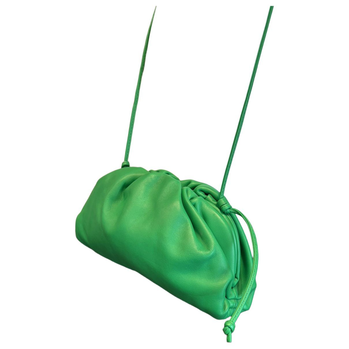 Pouch leather crossbody bag