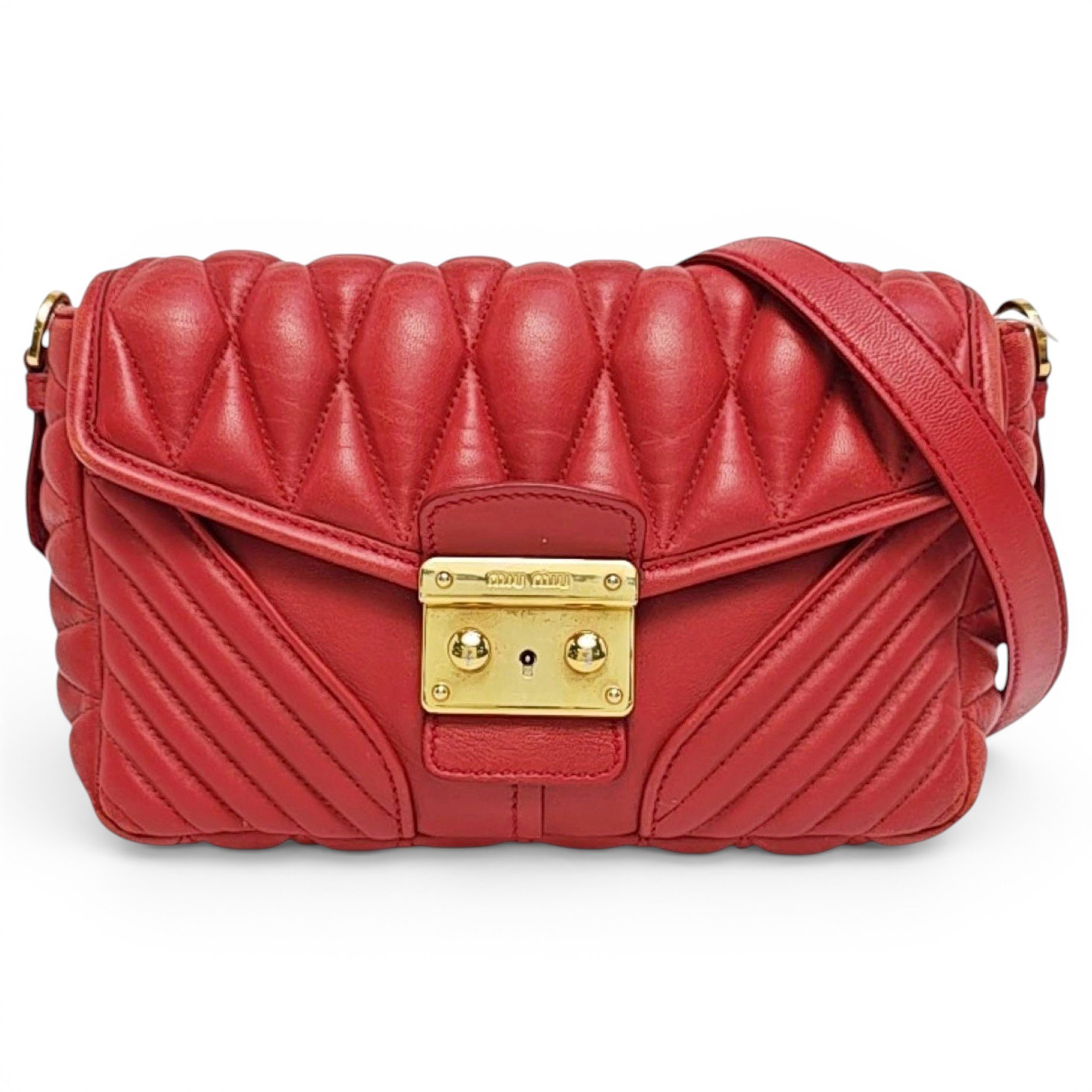 Miu Miu Miu Confidential leather handbag