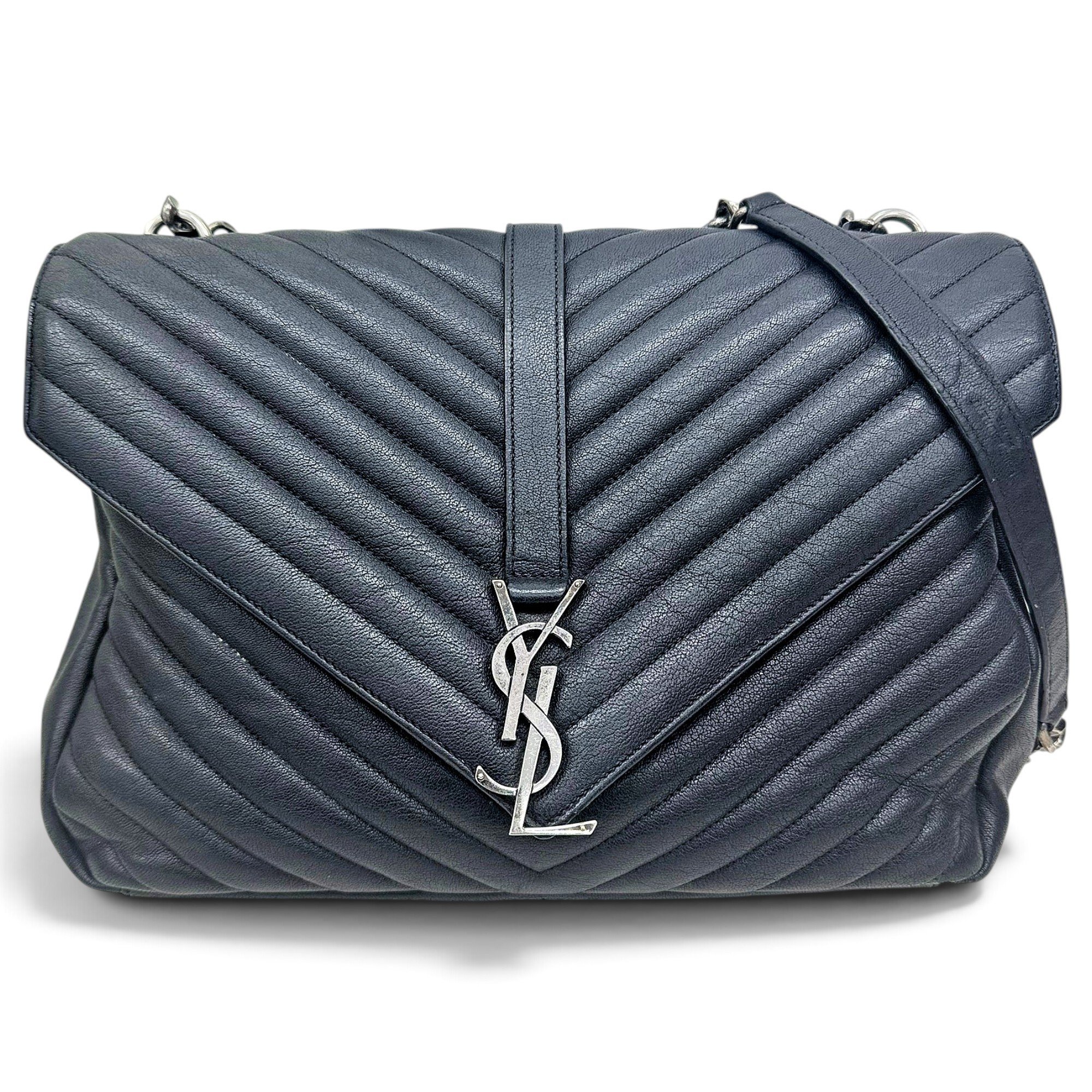 Collége monogramme leather handbag