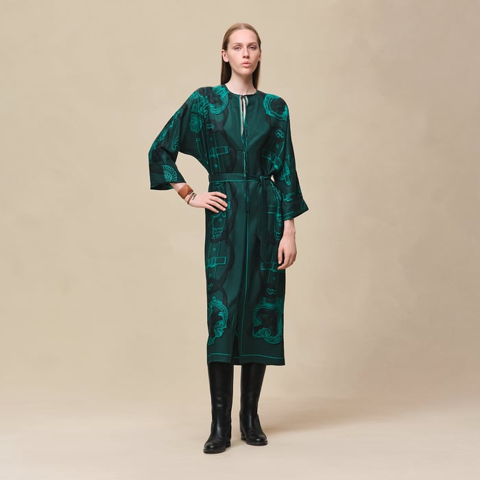Vert Pin "Ferronnerie Remix" Caftan