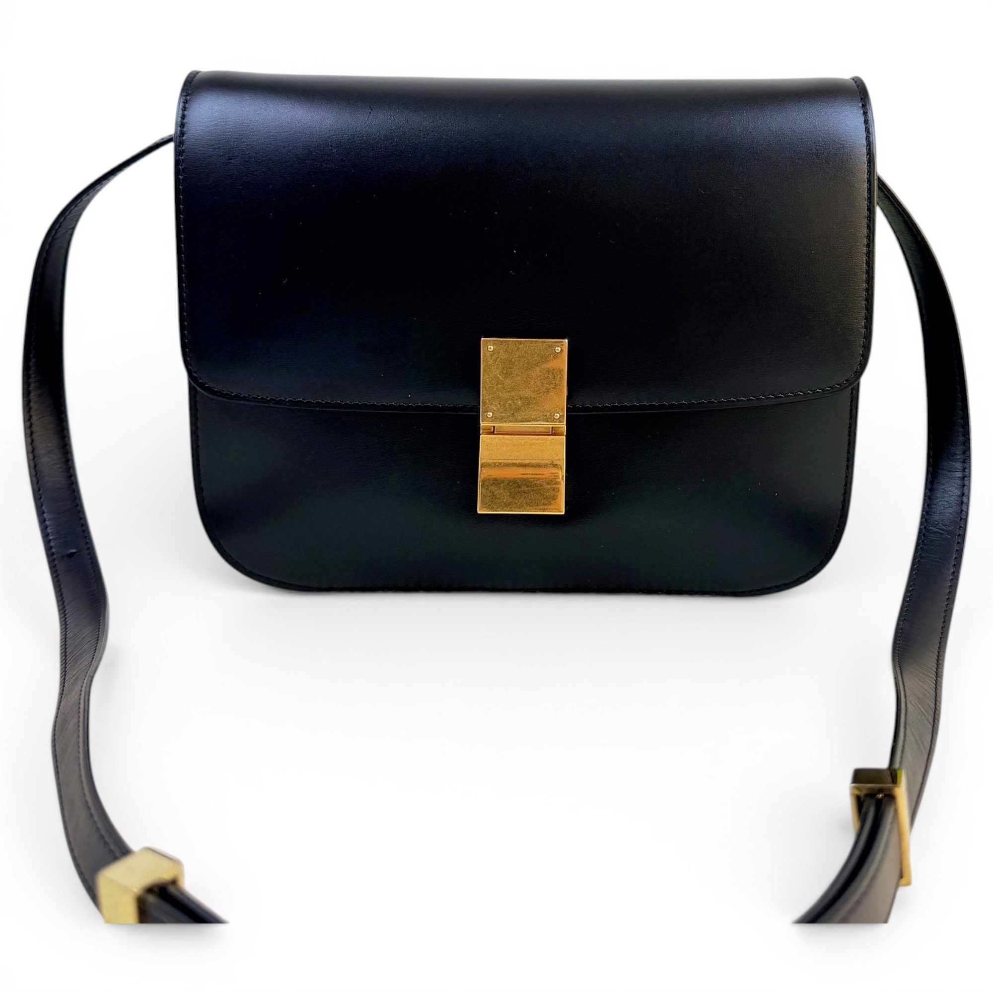 Classic leather handbag