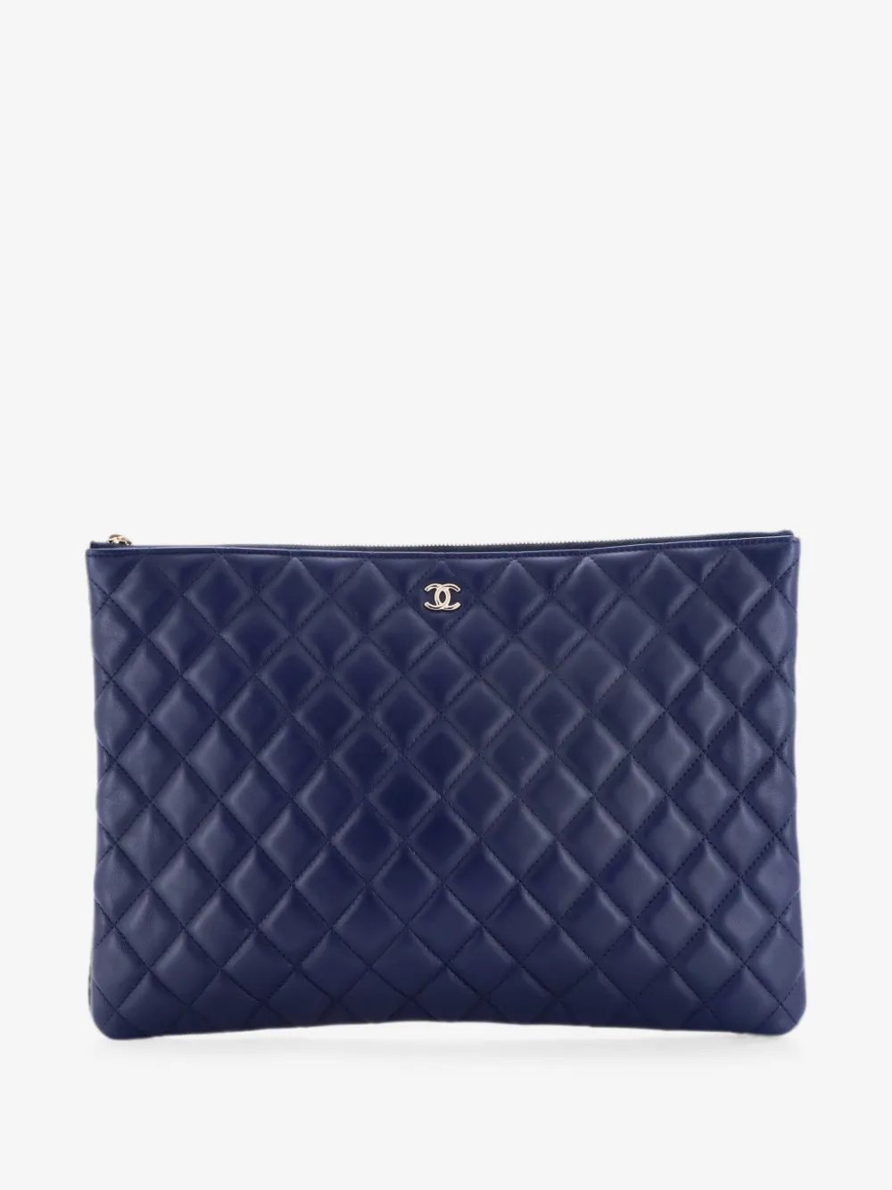 O Case Quilted Lambskin Large clutch bag