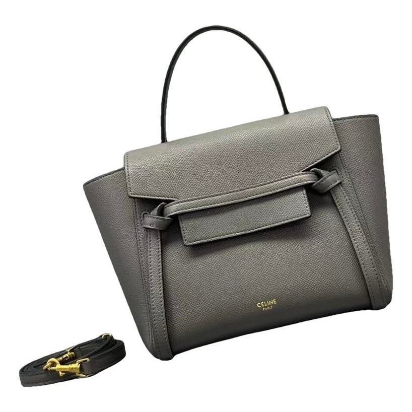 Belt leather handbag