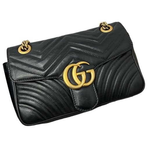 GG Marmont Flap leather handbag