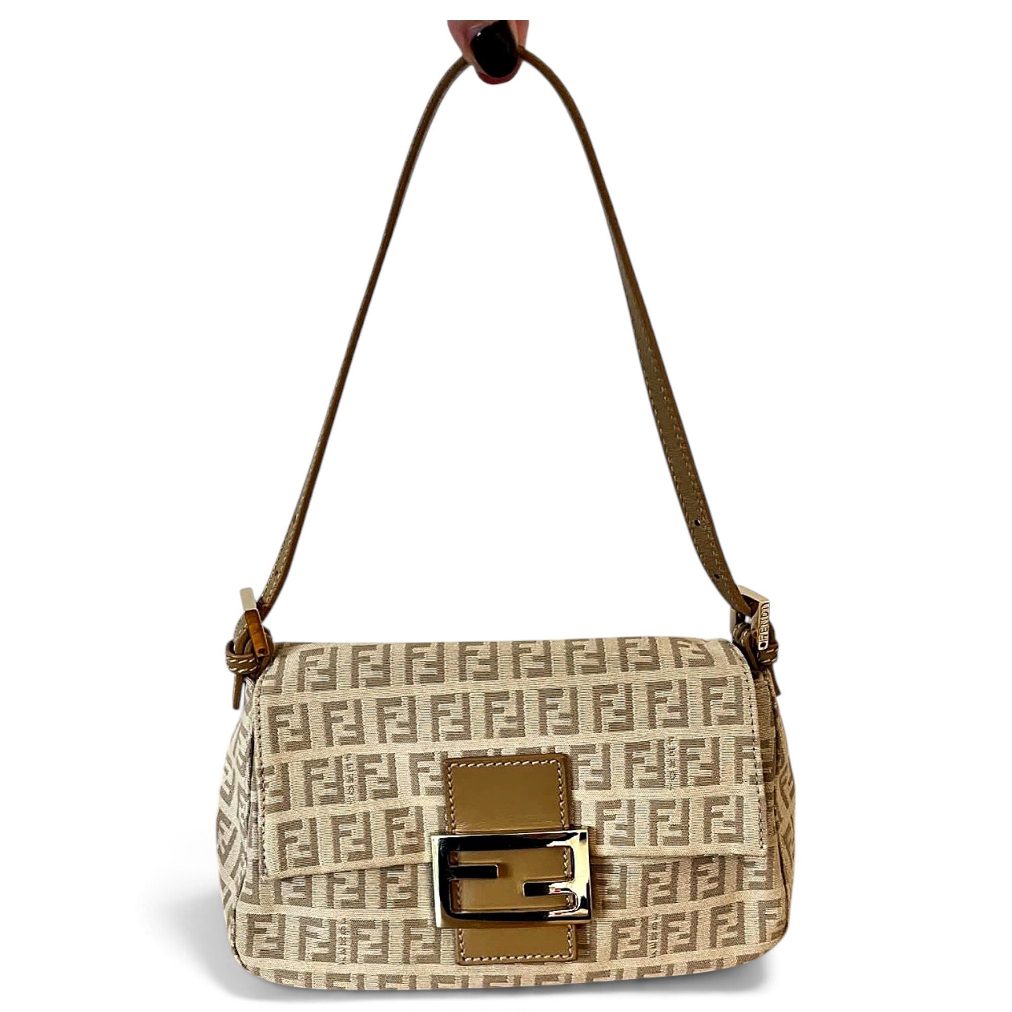 Fendi Baguette leather handbag