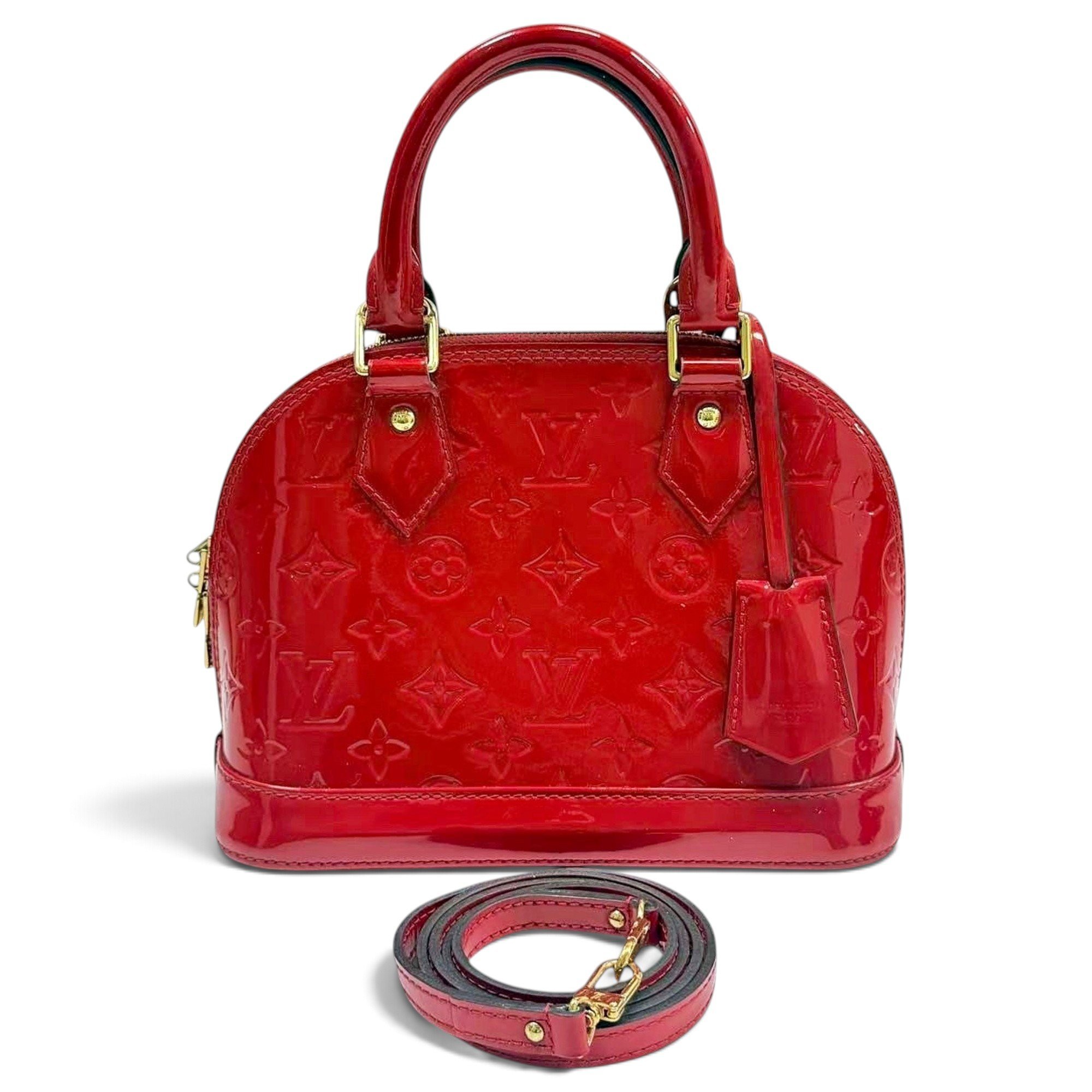 Alma BB patent leather handbag