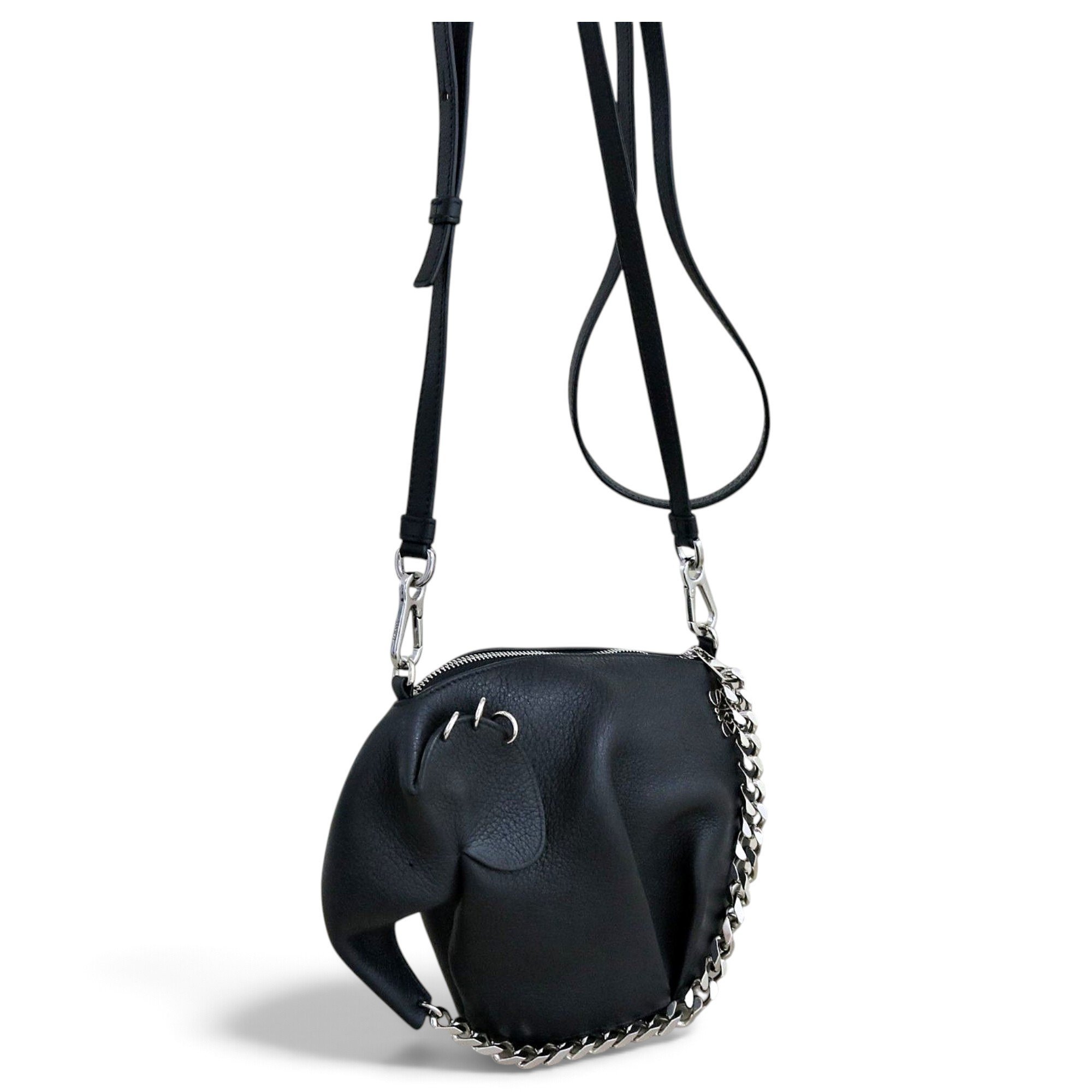 Animals leather crossbody bag