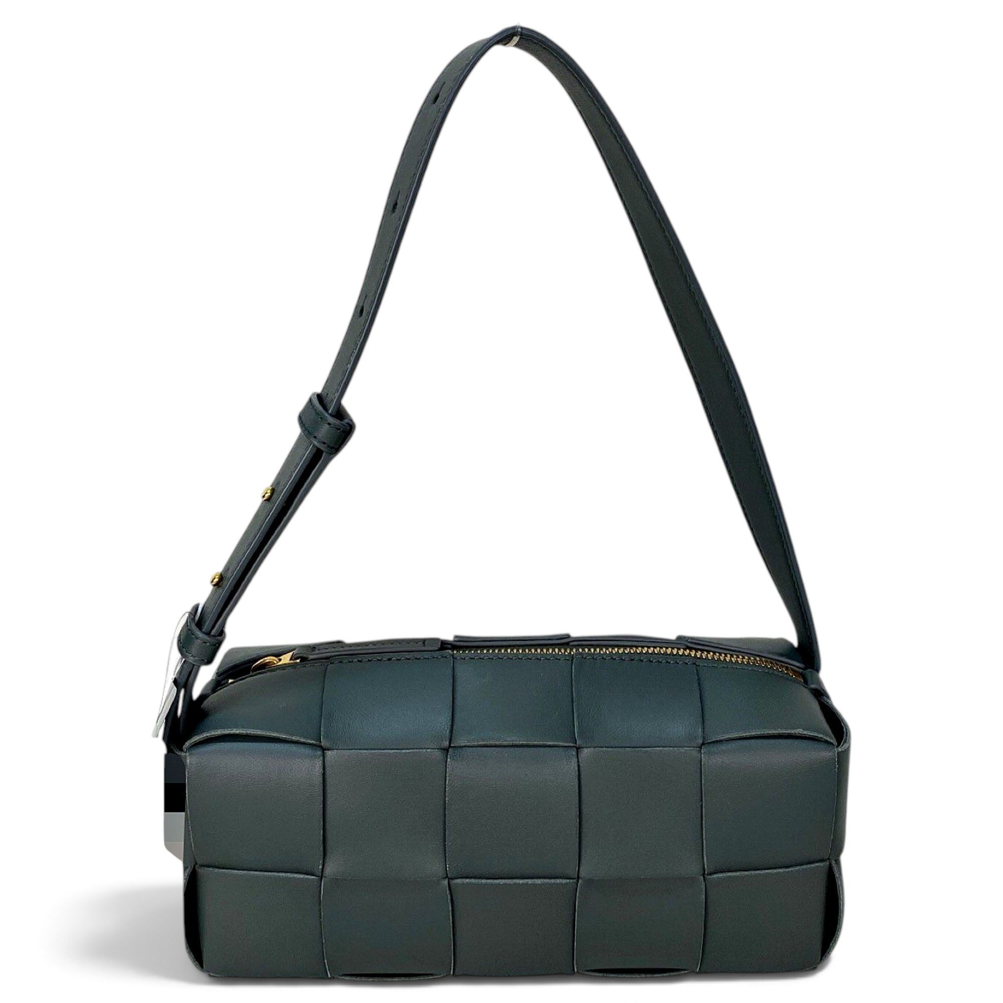 Brick Cassette leather handbag