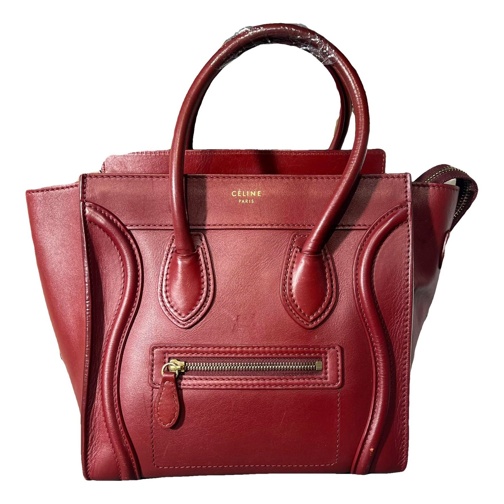Luggage leather handbag