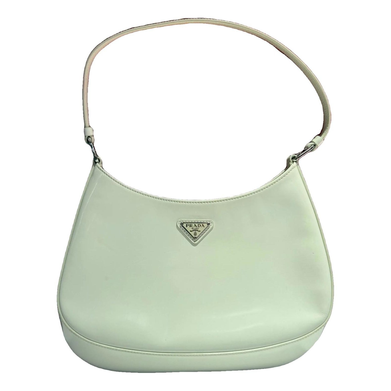 Cleo patent leather handbag