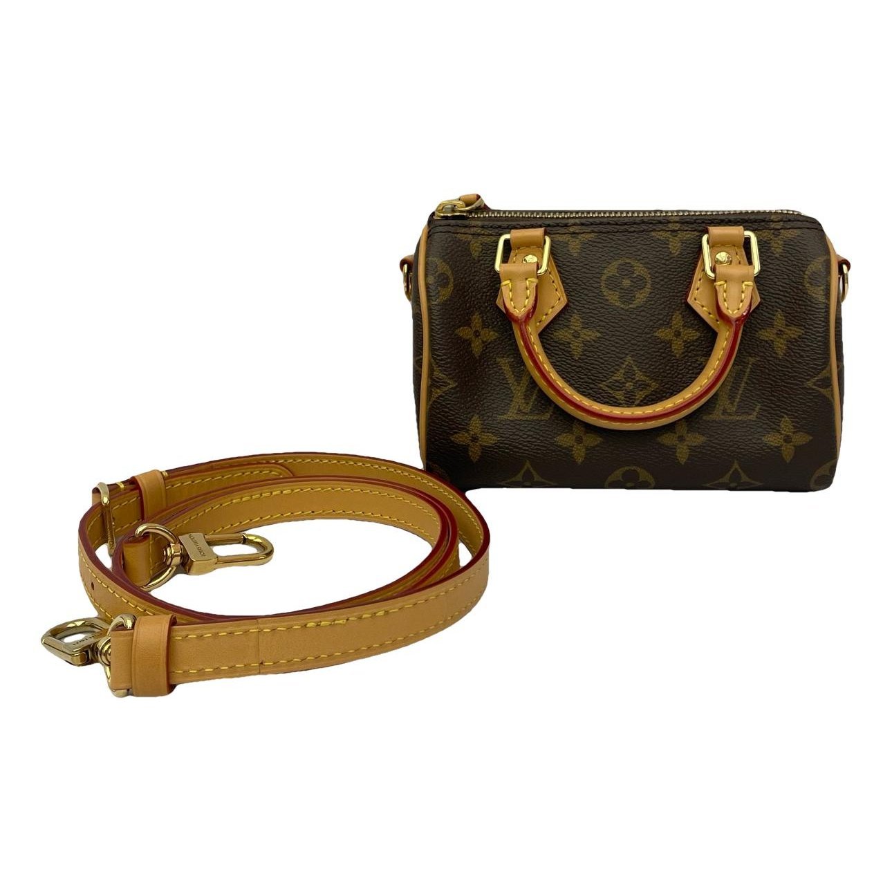 Nano Speedy / Mini HL leather handbag