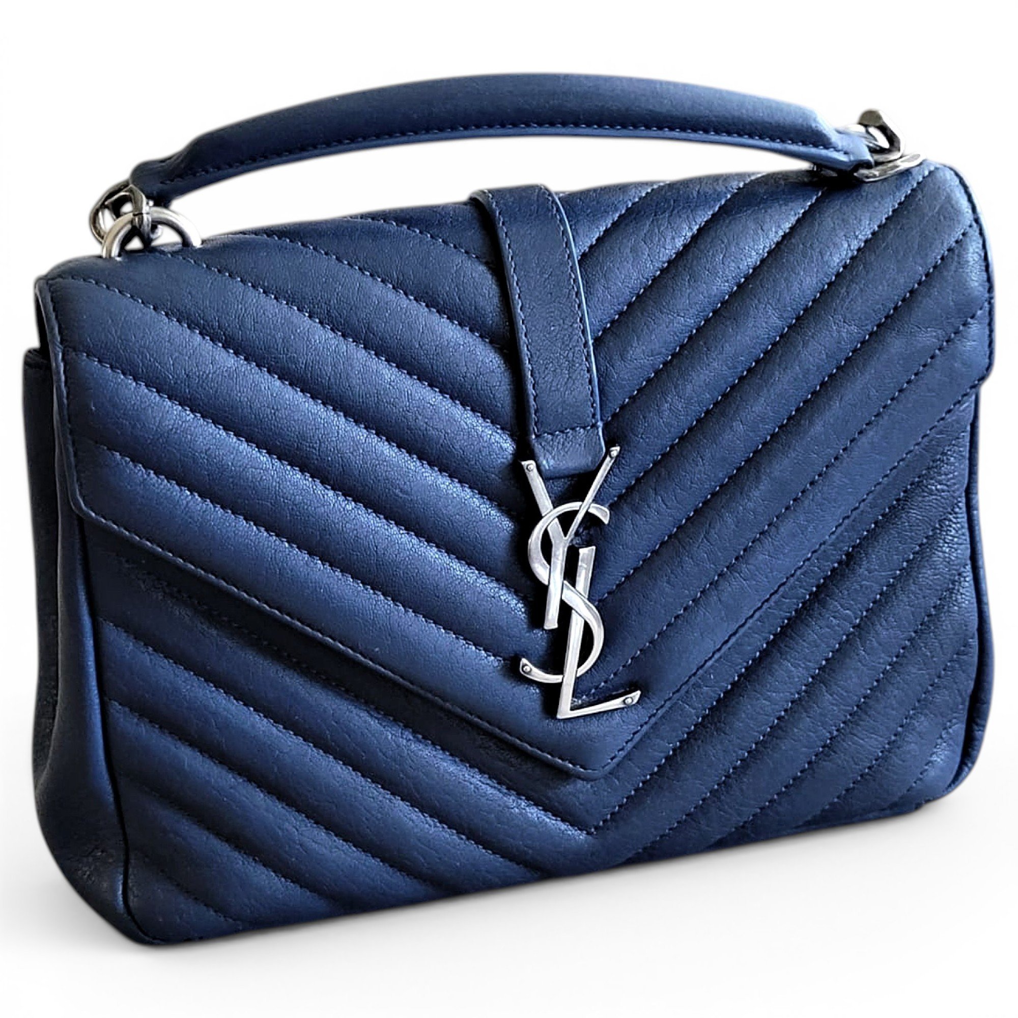 Collége monogramme leather handbag