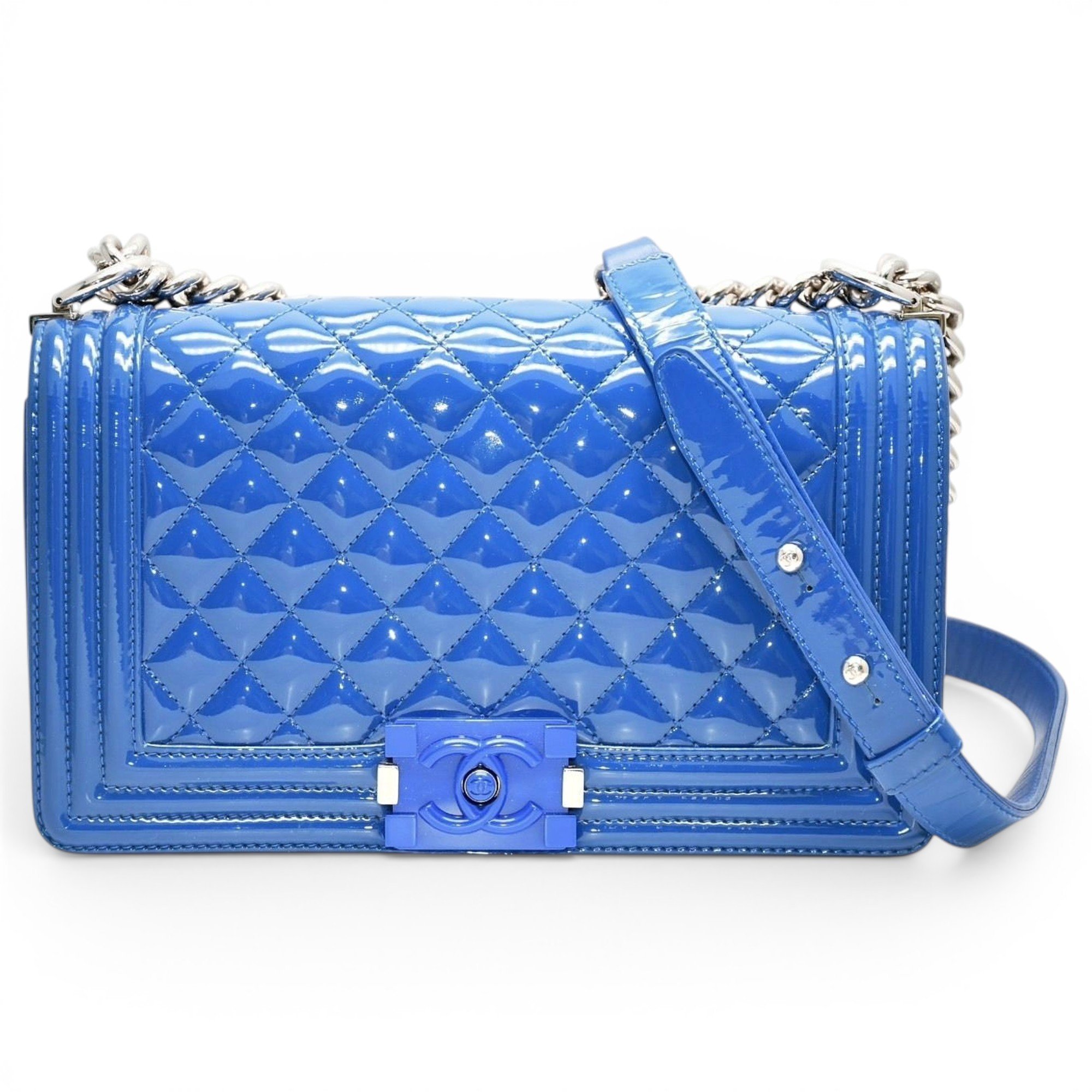Boy patent leather handbag