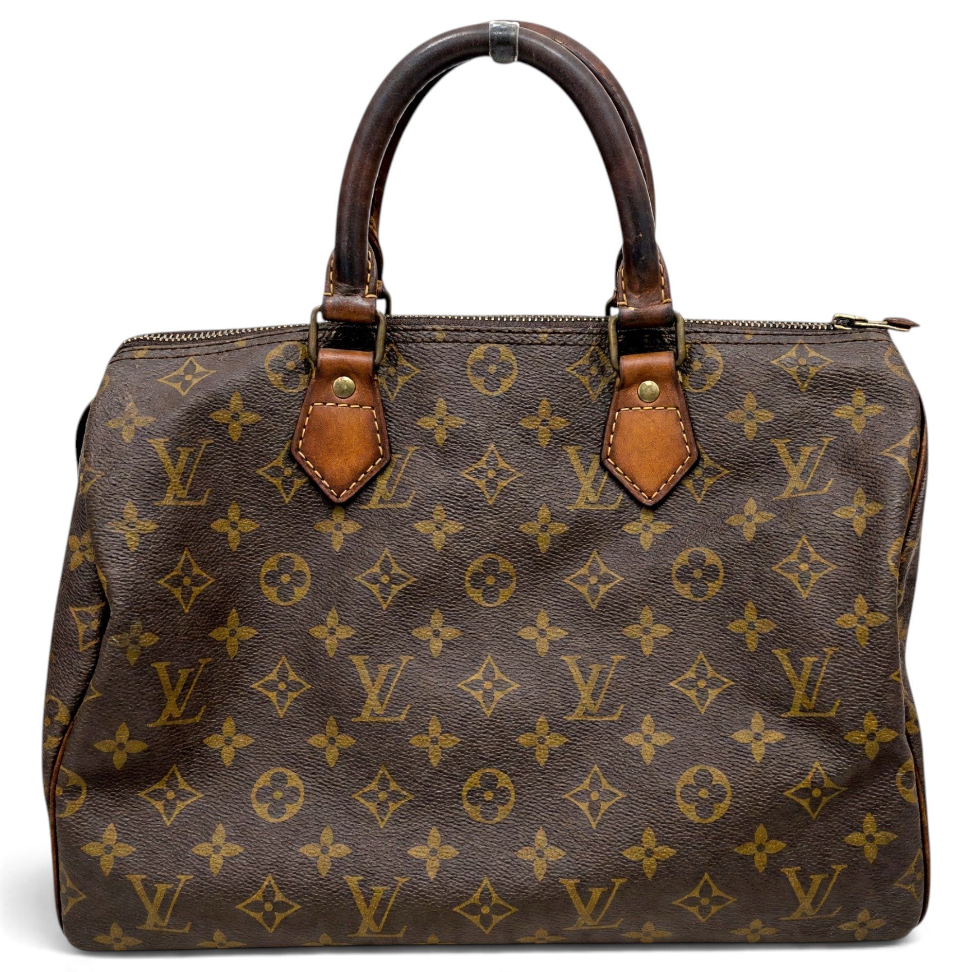 Speedy leather handbag