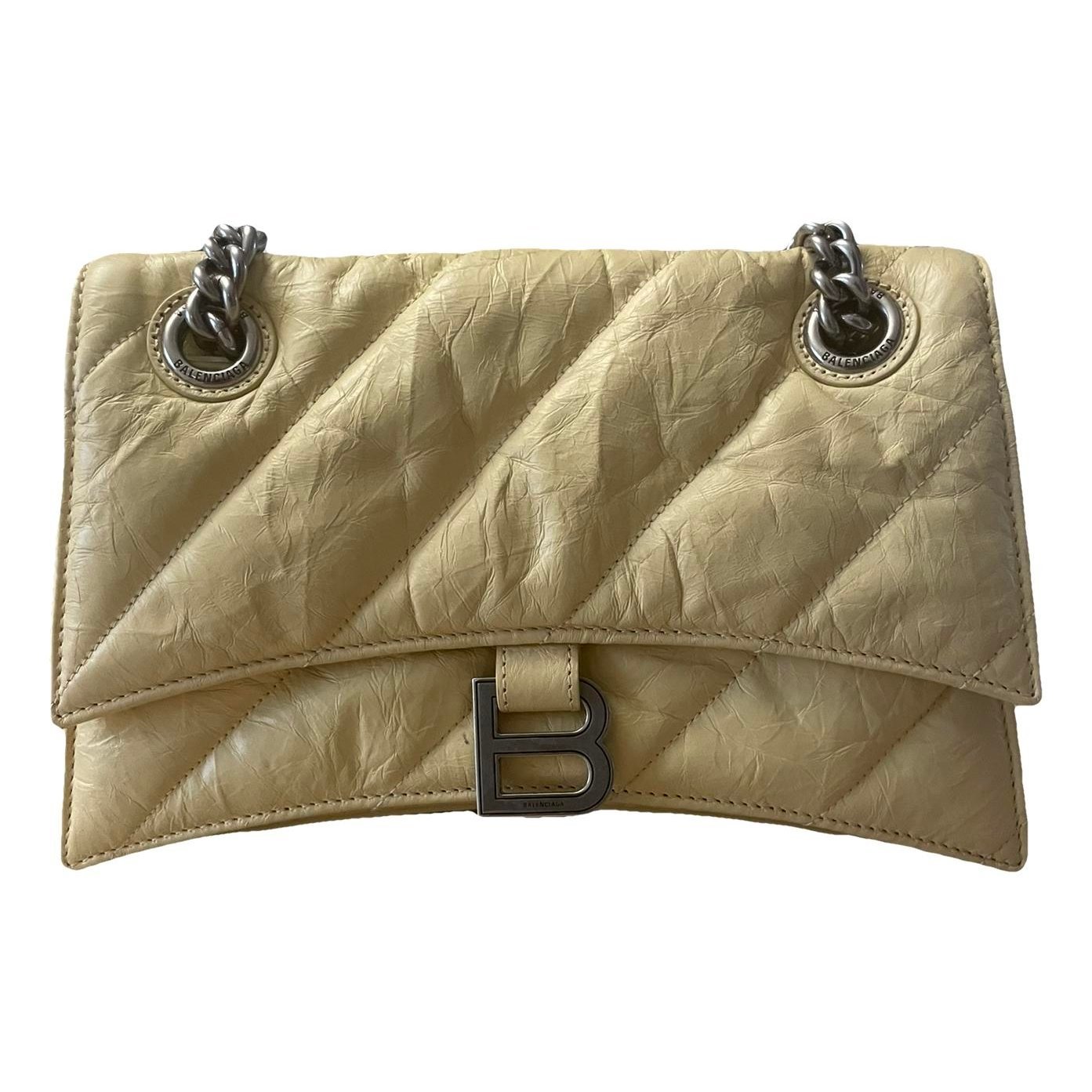 Crush leather crossbody bag