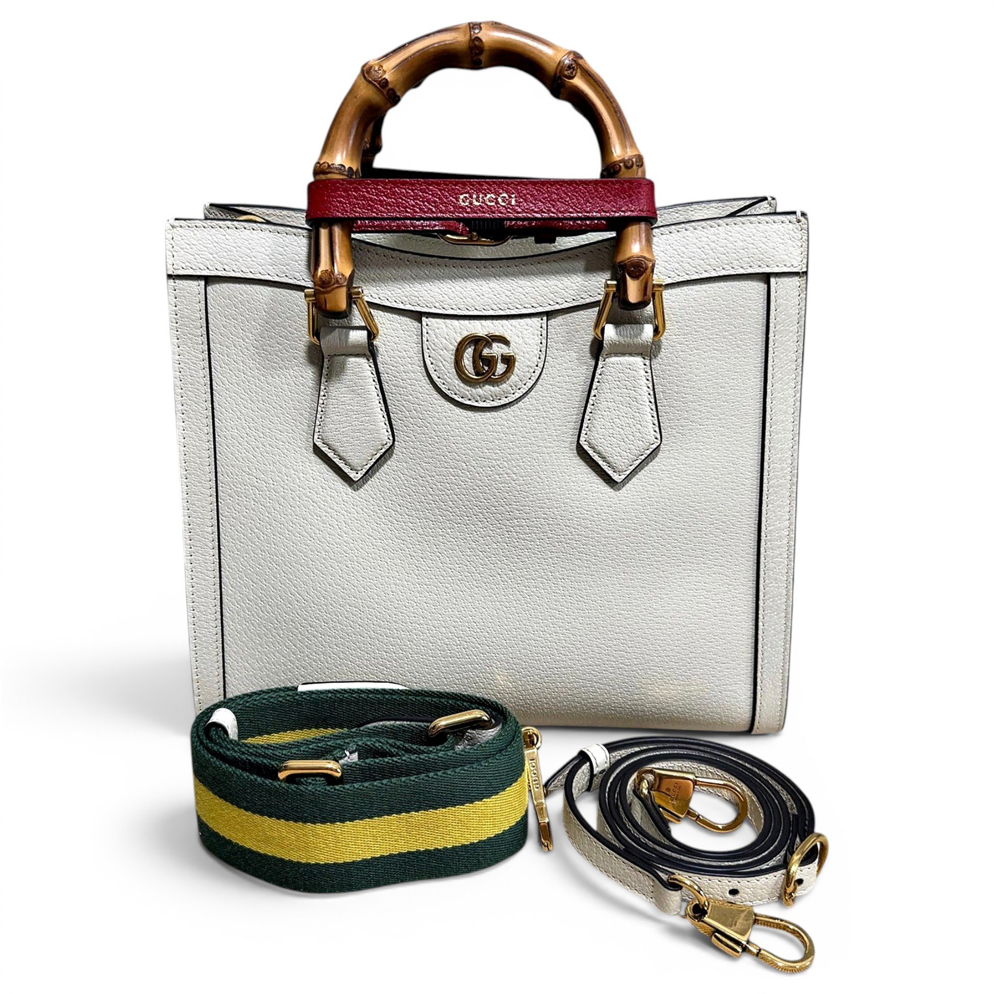 Diana Bamboo leather handbag