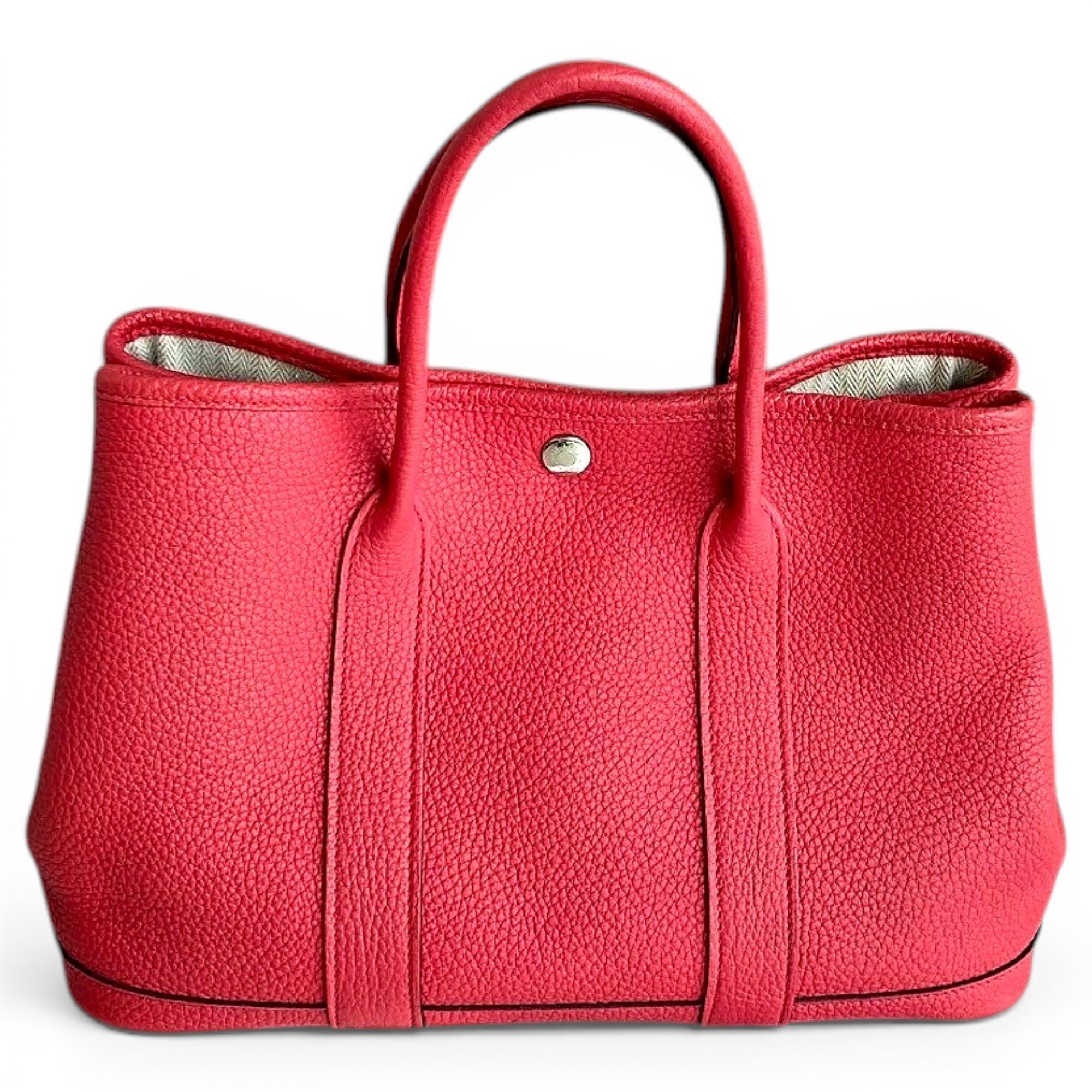 Garden Party leather handbag