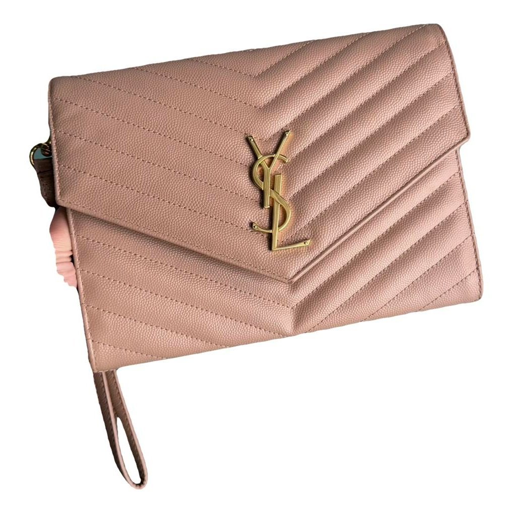 Cassandre leather clutch bag