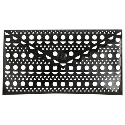 Leather clutch bag