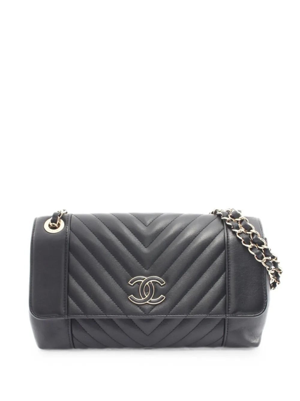 2019 Chevron V-stitch shoulder bag