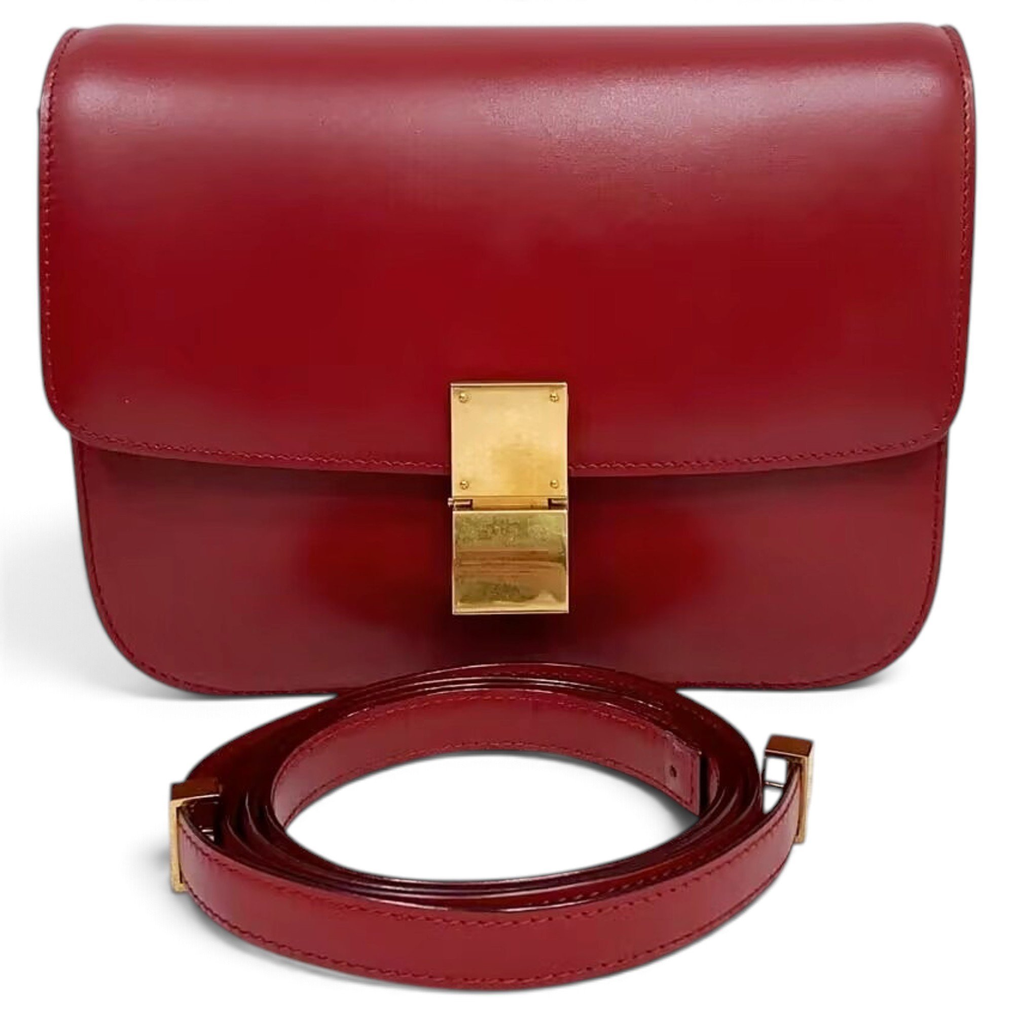 Classic leather handbag
