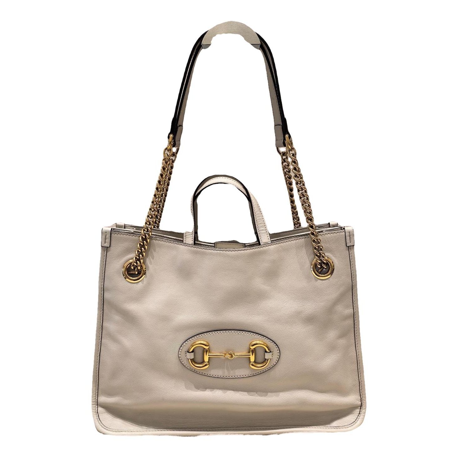 Leather tote
