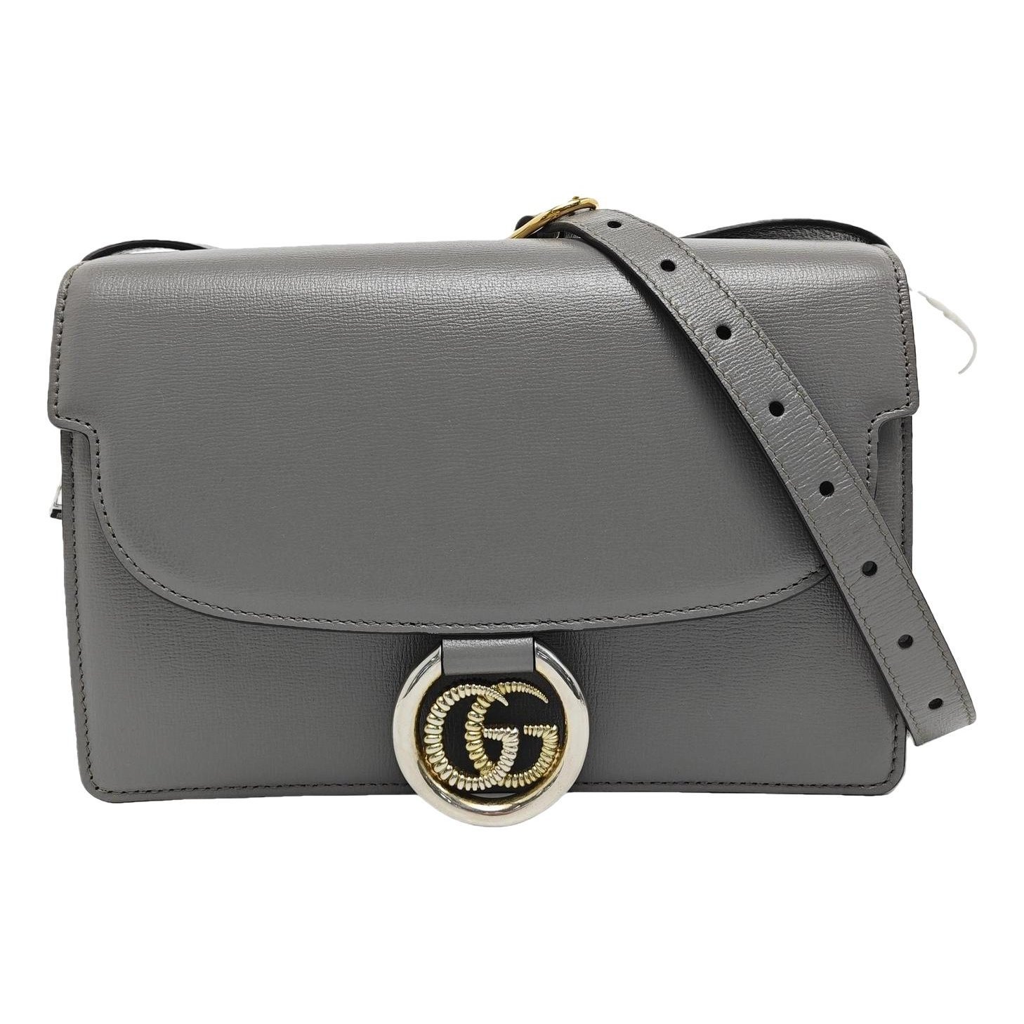 GG Ring leather handbag