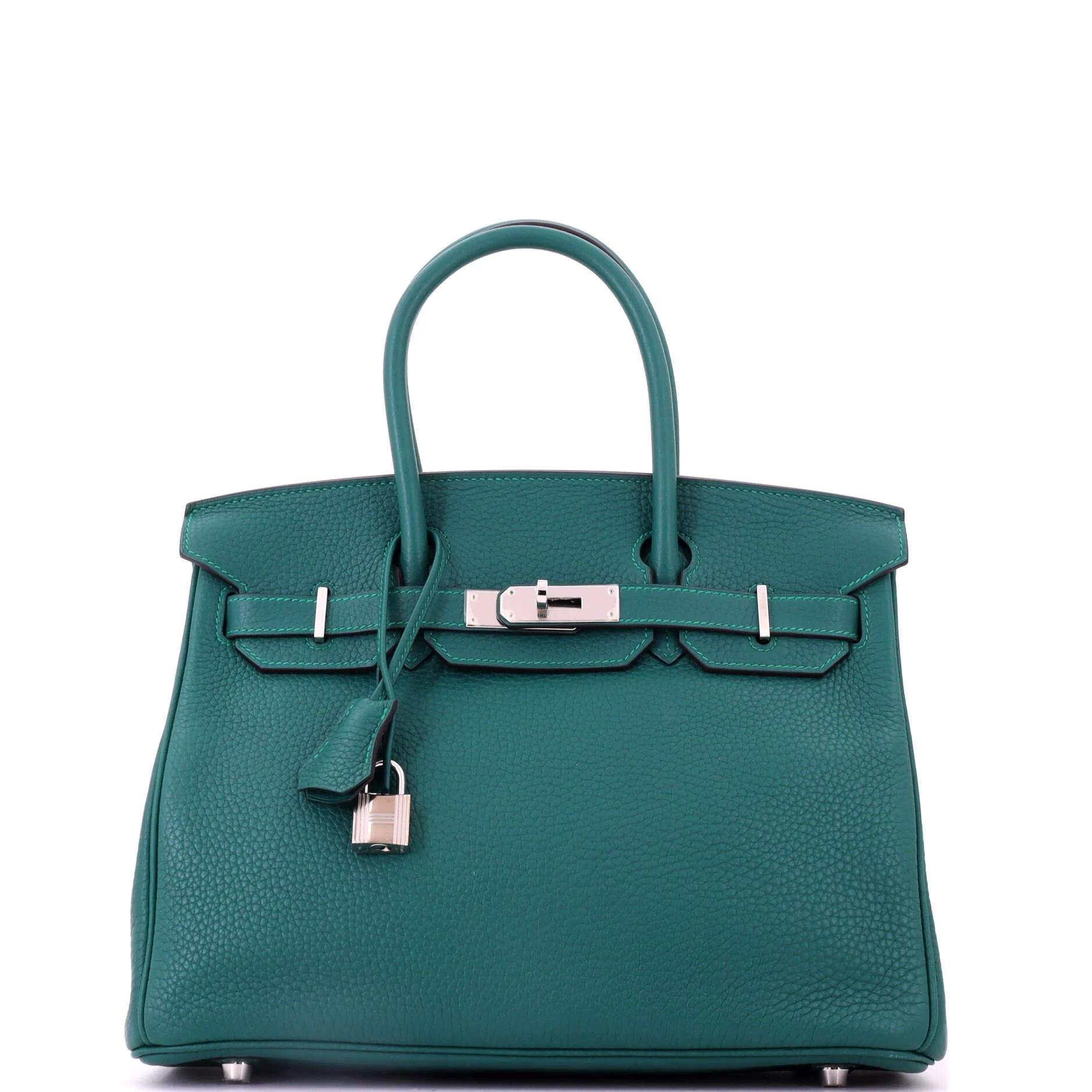 Birkin 30 leather handbag