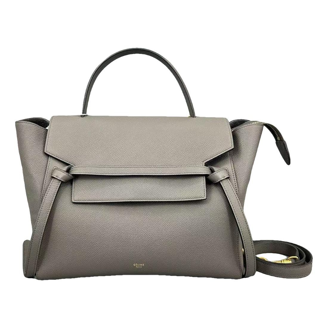 Belt leather handbag