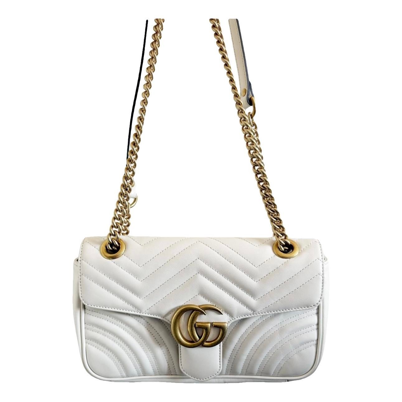 GG Marmont Flap leather crossbody bag