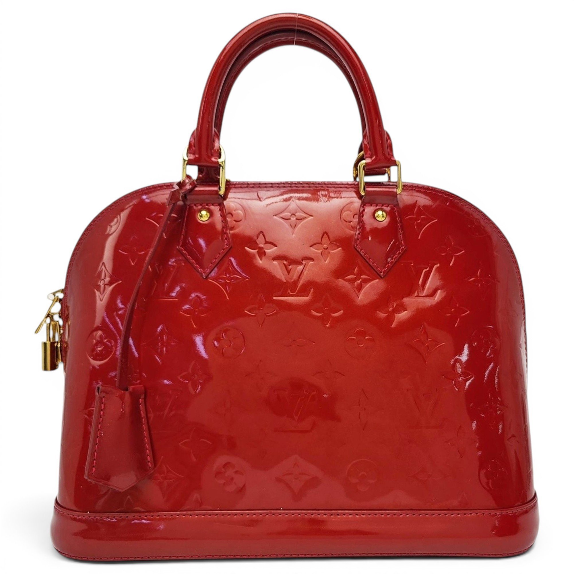 Alma patent leather handbag
