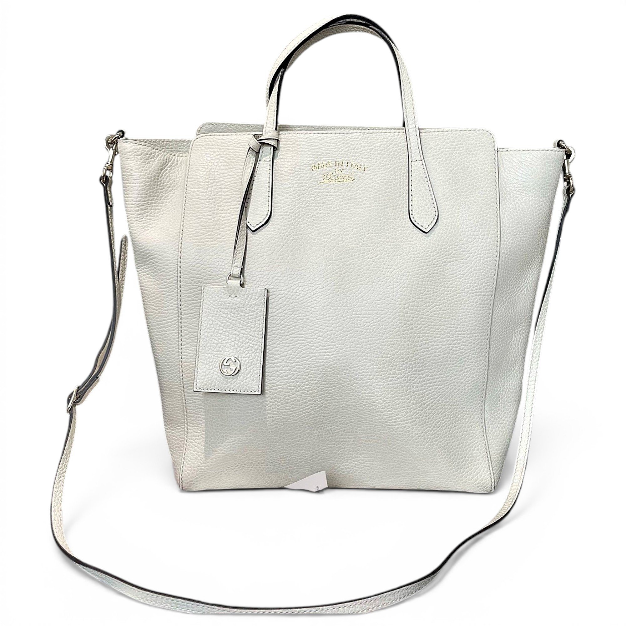Swing leather handbag