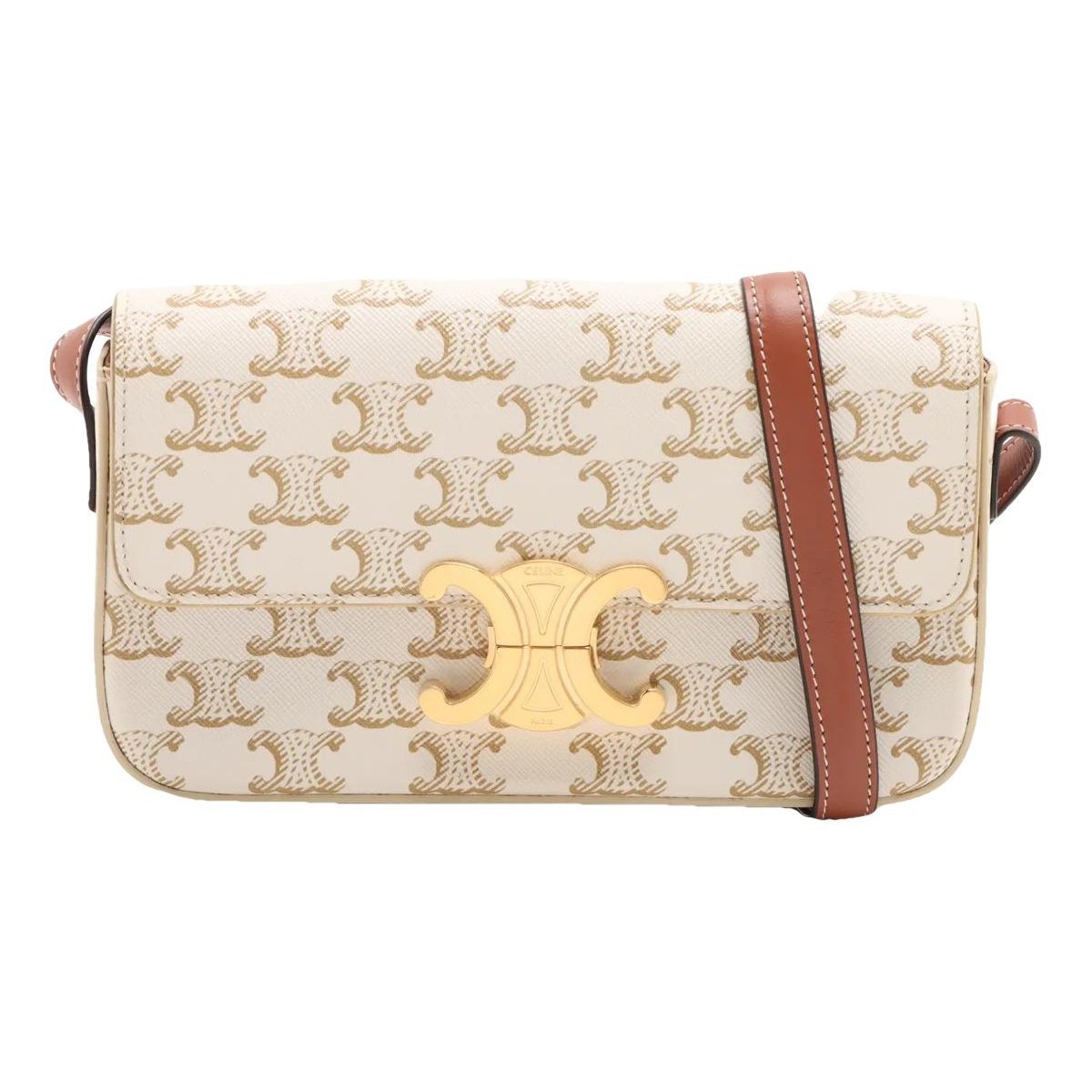 Triomphe Long leather handbag