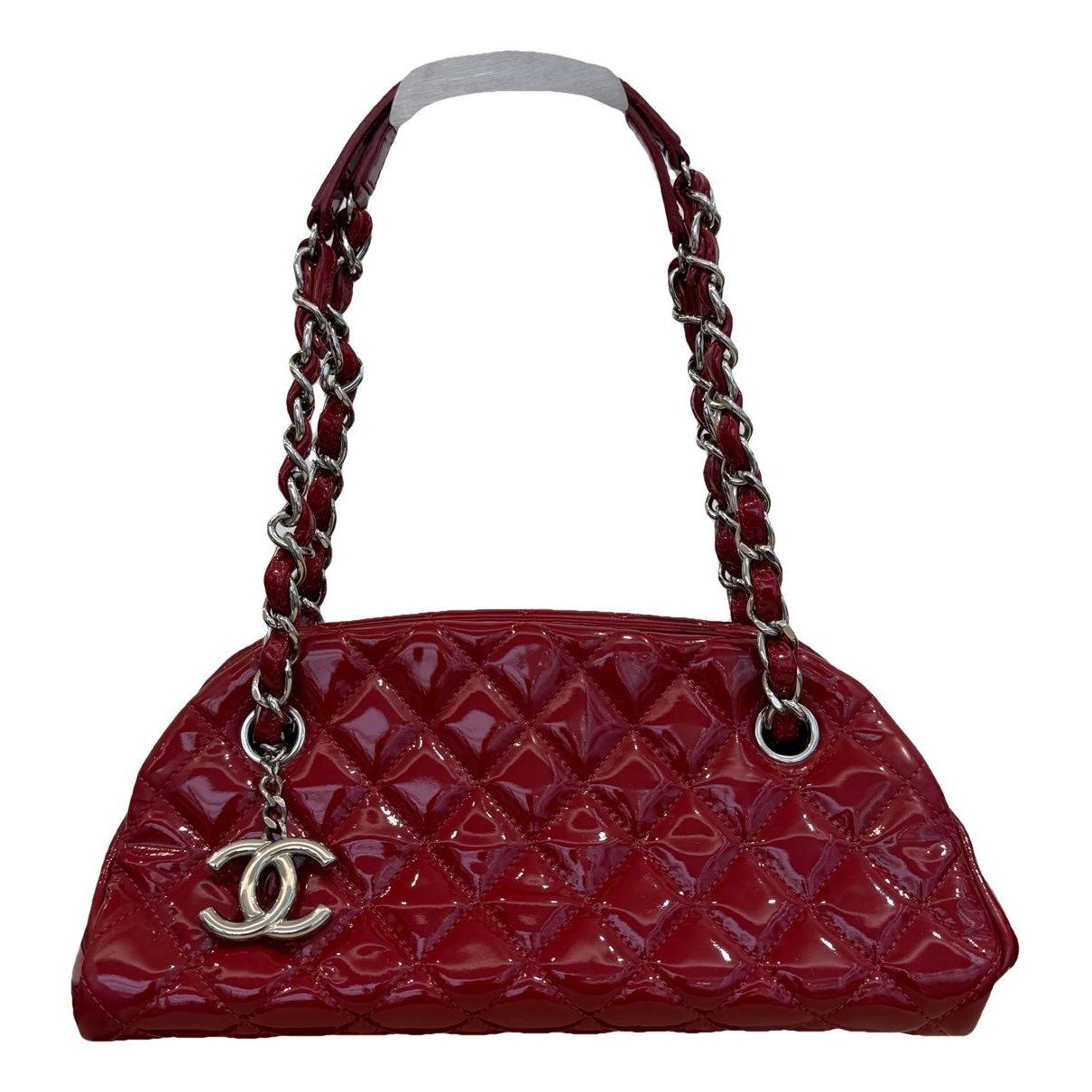 Mademoiselle patent leather handbag
